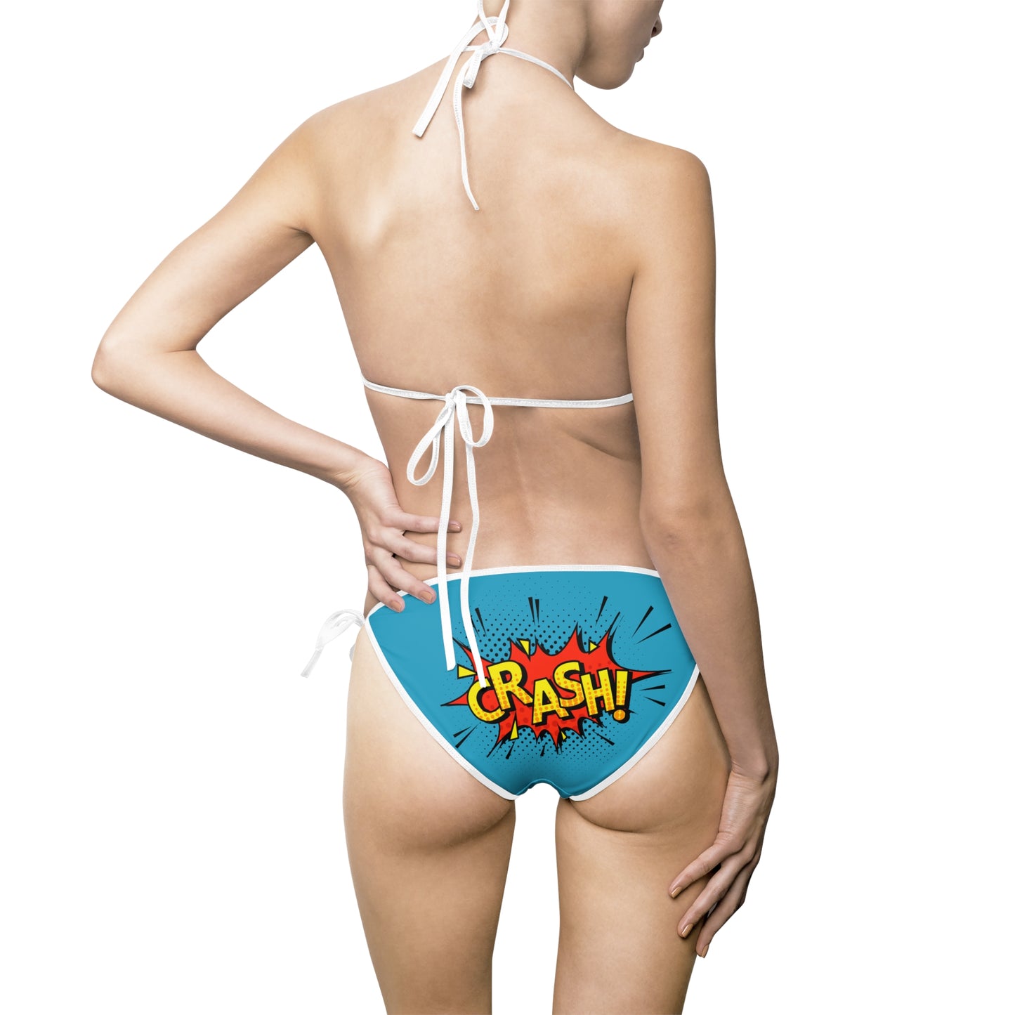 Bee-themed Women's Bikini Swimsuit - Fun Summer Swimwear