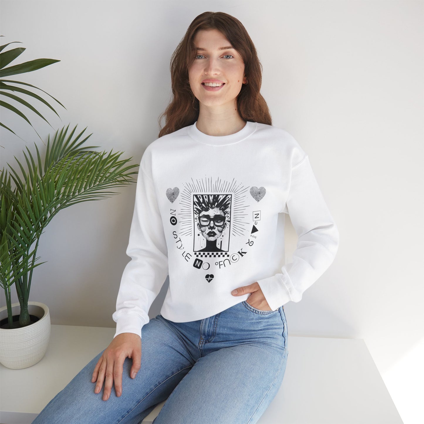 No Longer Afraid Unisex Crewneck Sweatshirt. twisted mind