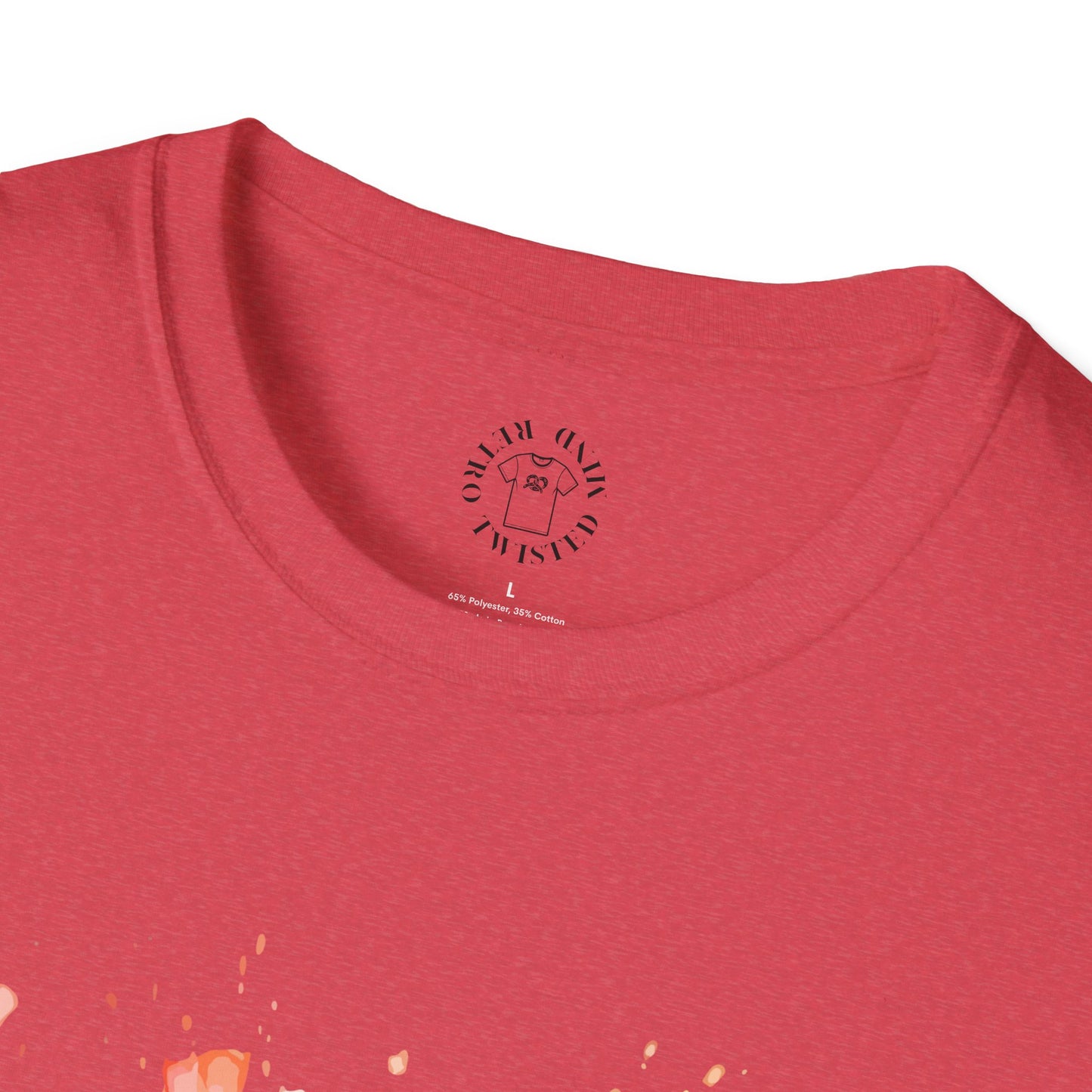 Colorful Artistic T-Shirt with Inspirational Design, Unisex Softstyle Tee, Gift for Art Lovers, Casual Wear, Birthday Gift Idea