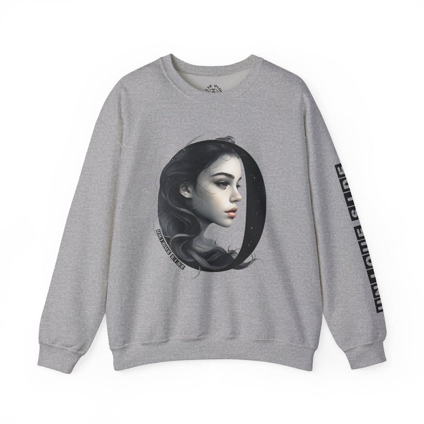 Letter O, Stylish Artistic Sweatshirt, Trendy Crewneck, Graphic Sweater, Cozy Unisex Top, Unique Gift for Art Lovers, Everyday Comfort