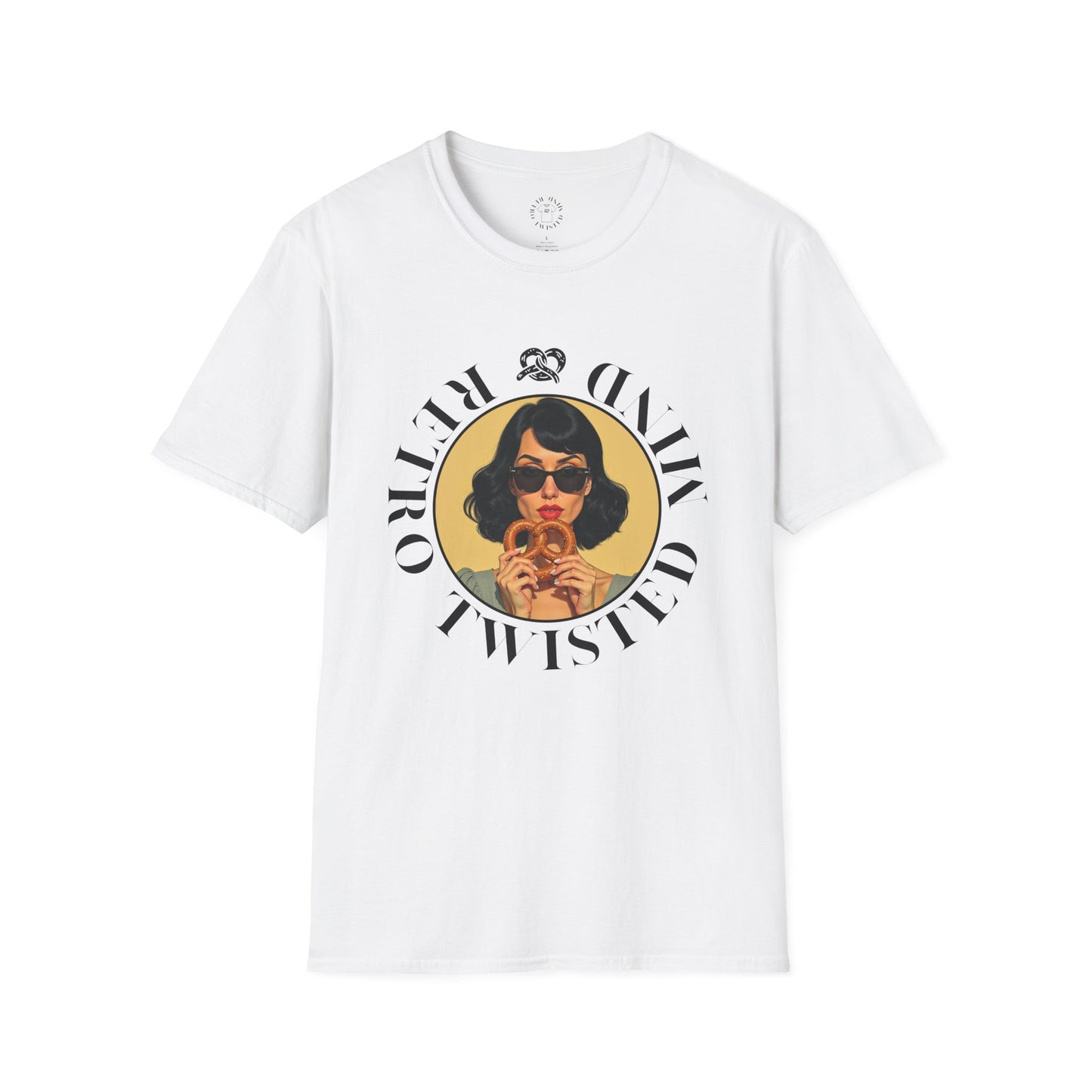 Twisted Mind, Unisex Softstyle T-Shirt - Retro Vibe Graphic Tee, twisted