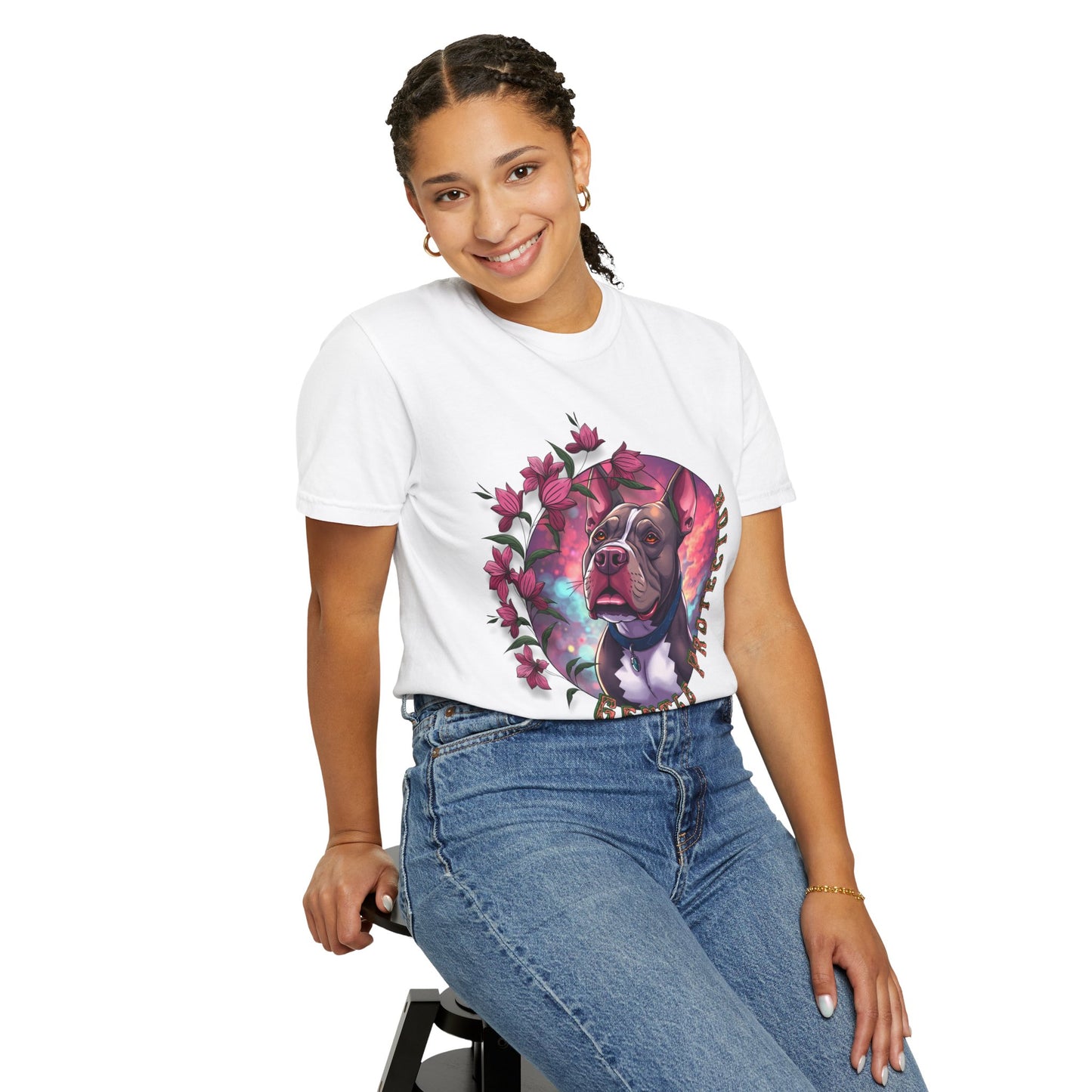 Gentle Protector T-shirt, Dog Lover Gift, Animal Rescue Tee, Pet Awareness Shirt, Mother's Day Present, Casual Everyday Wear