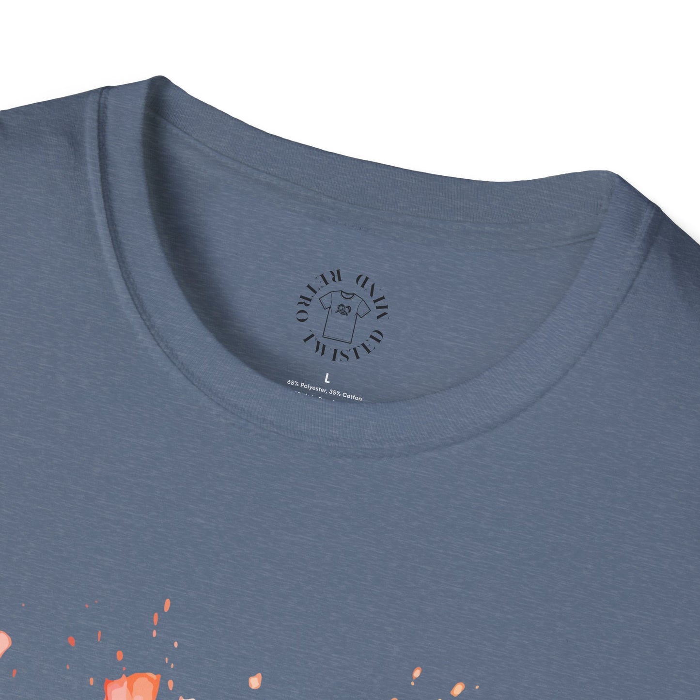 Colorful Artistic T-Shirt with Inspirational Design, Unisex Softstyle Tee, Gift for Art Lovers, Casual Wear, Birthday Gift Idea
