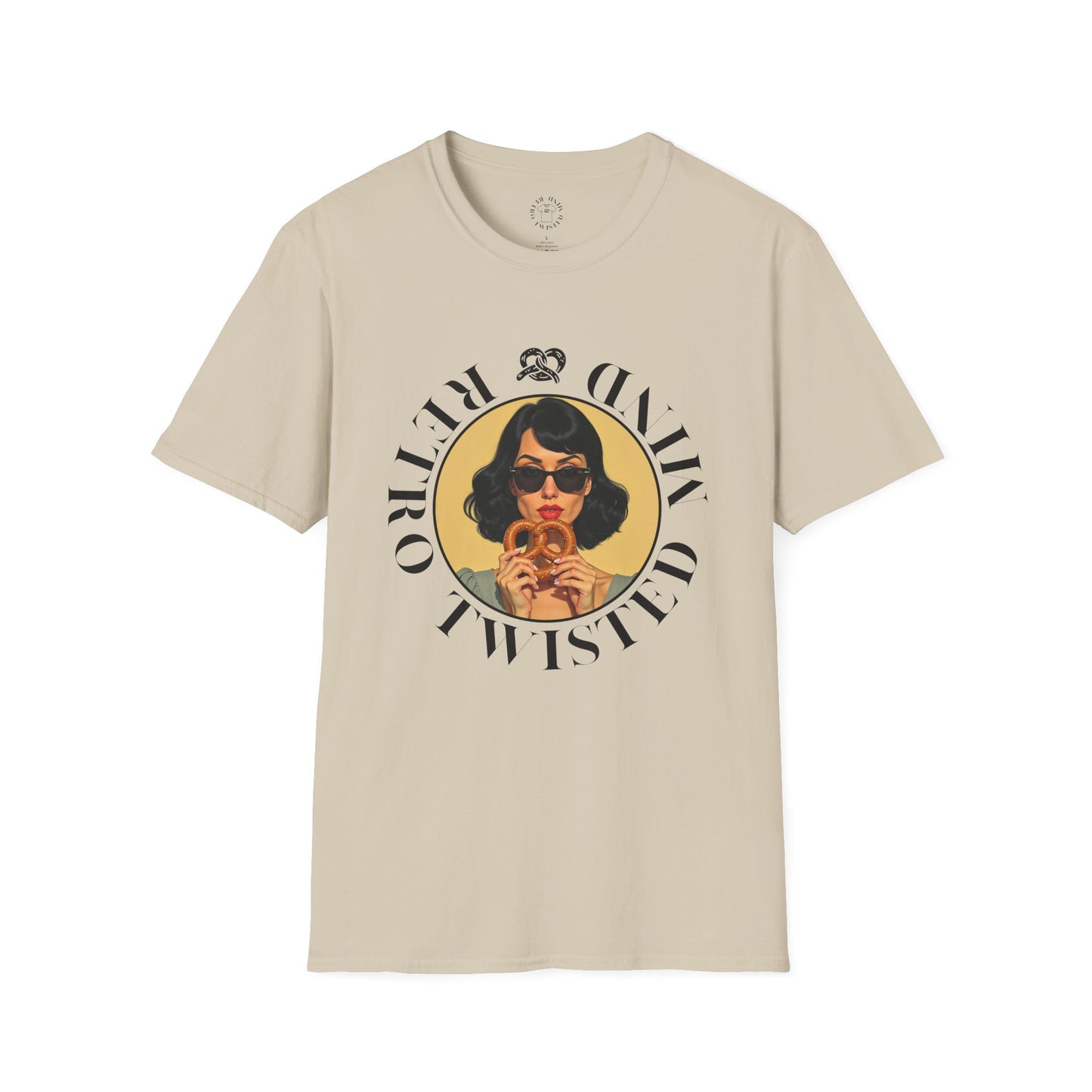Twisted Mind, Unisex Softstyle T-Shirt - Retro Vibe Graphic Tee, twisted