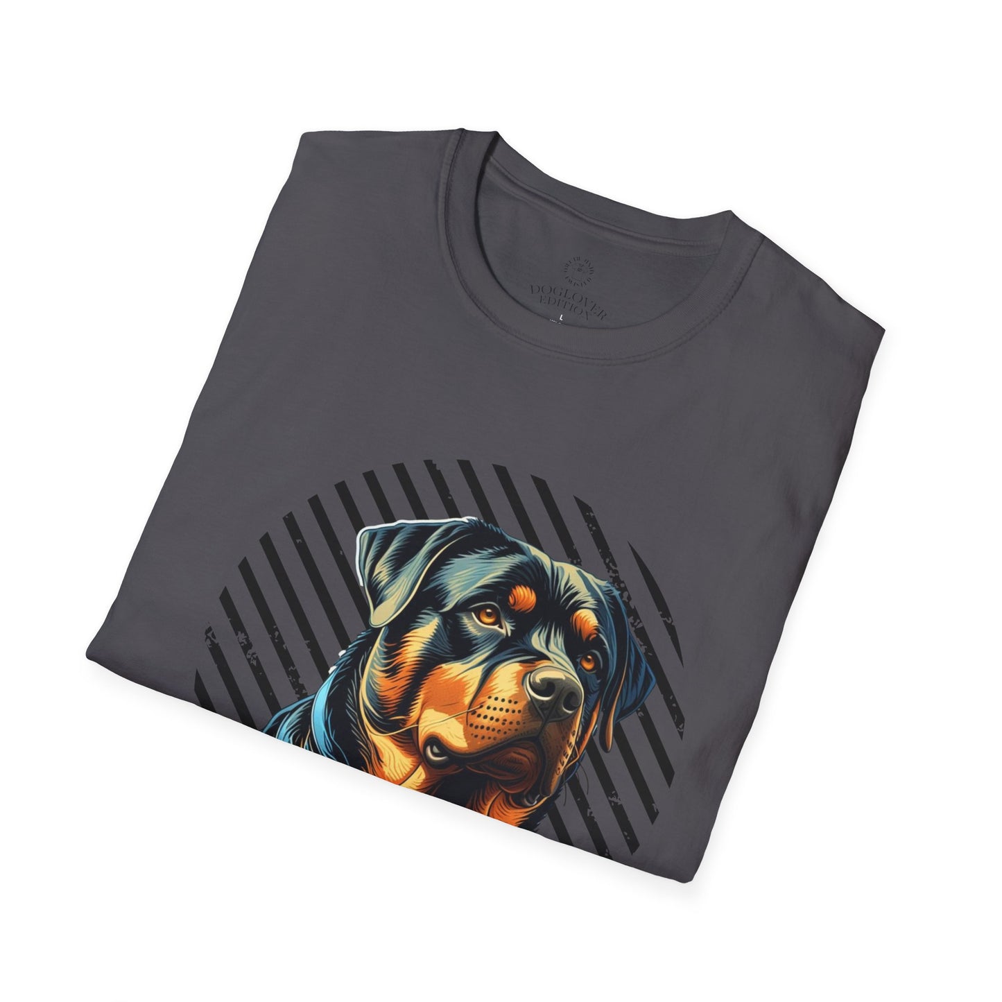 Pure Love Rottweiler Unisex Softstyle T-Shirt - Dog Lover Gift