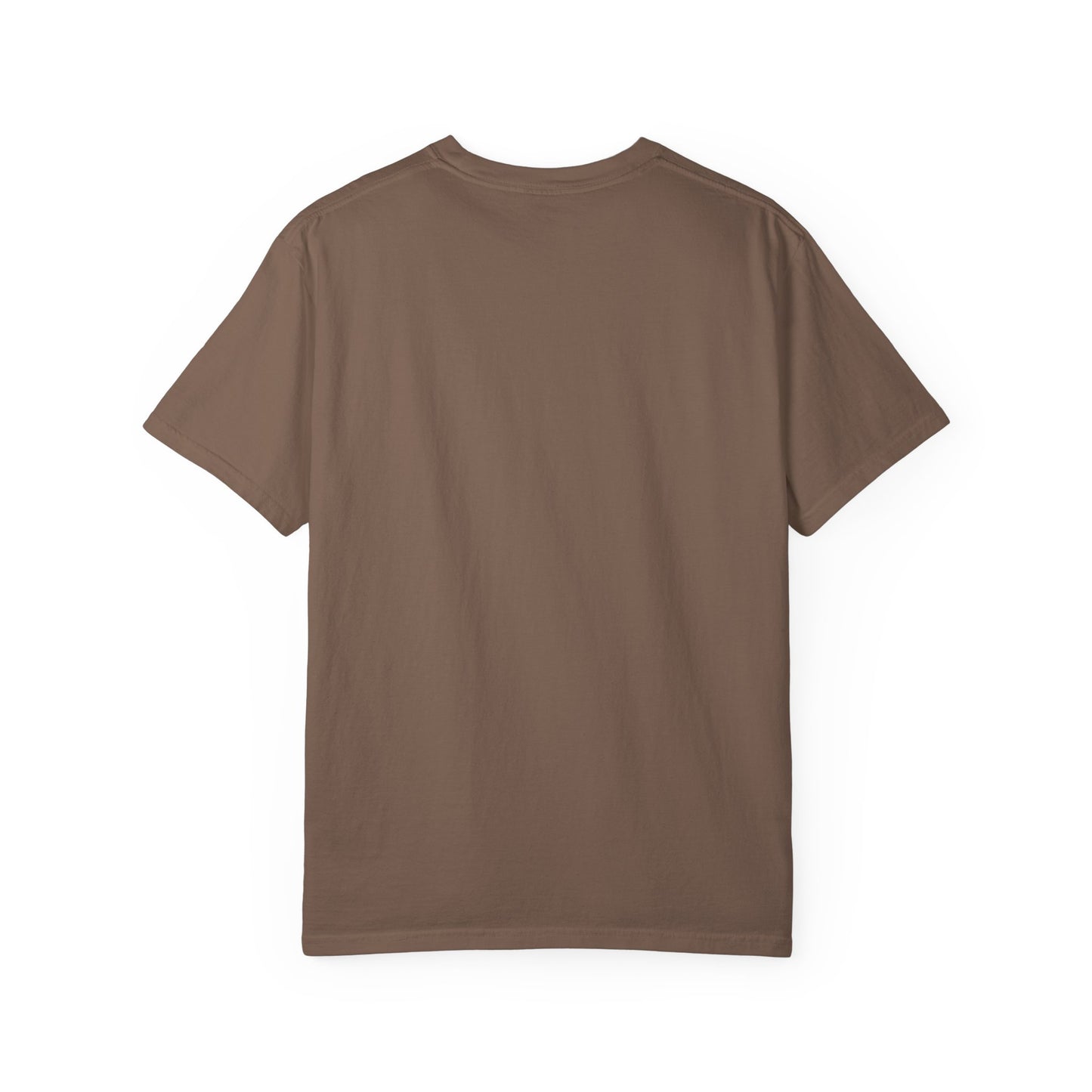 Cute French Bulldog Coffee T-Shirt - Unisex Garment-Dyed Tee