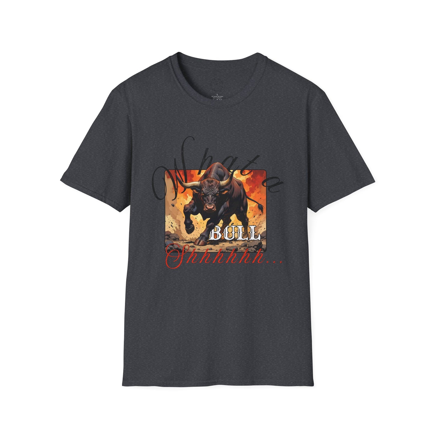 Unisex Bull Graphic T-Shirt - Fierce & Fun Fashion for Animal Lovers,bull