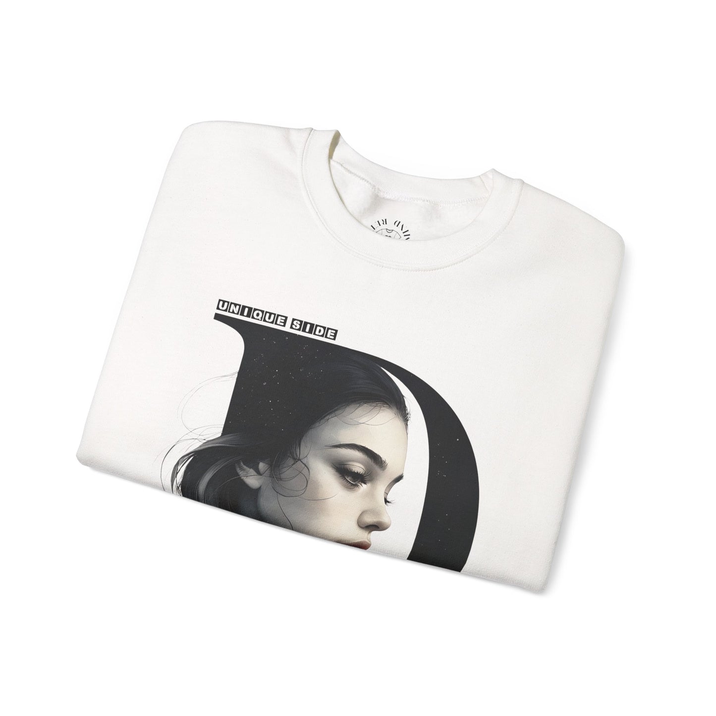 Letter D,Stylish Artistic Sweatshirt, Trendy Crewneck, Graphic Sweater, Cozy Unisex Top, Unique Gift for Art Lovers, Everyday Comfort