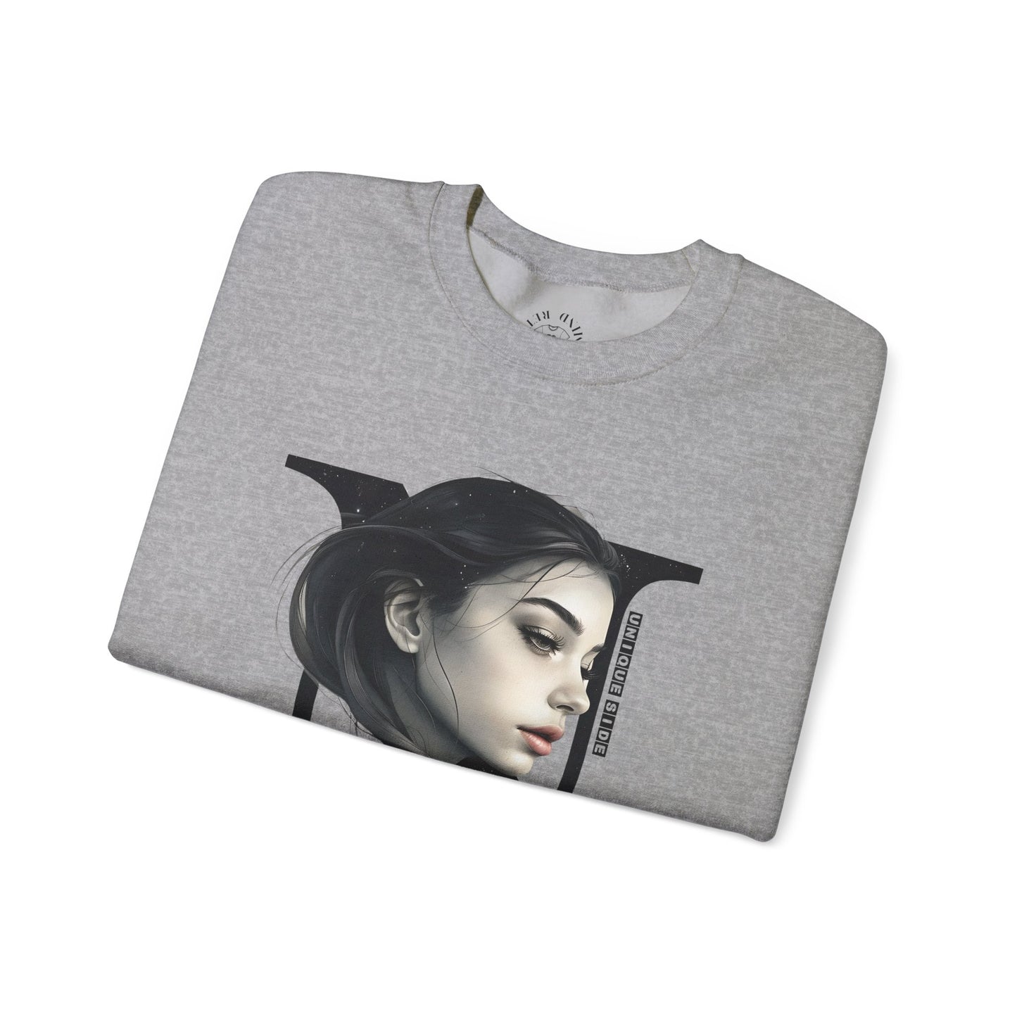 Letter N, Stylish Artistic Sweatshirt, Trendy Crewneck, Graphic Sweater, Cozy Unisex Top, Unique Gift for Art Lovers, Everyday Comfort