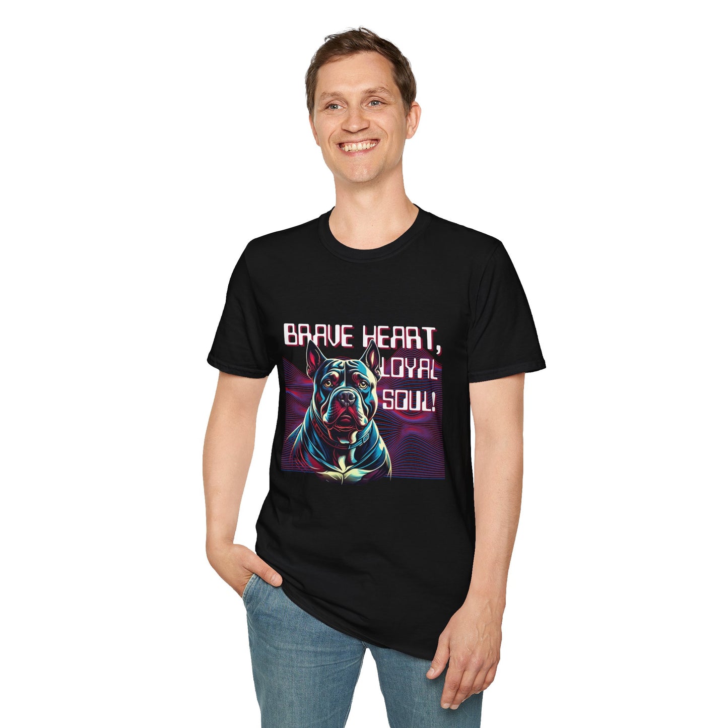 Brave Heart Loyal Soul Unisex Softstyle T-Shirt