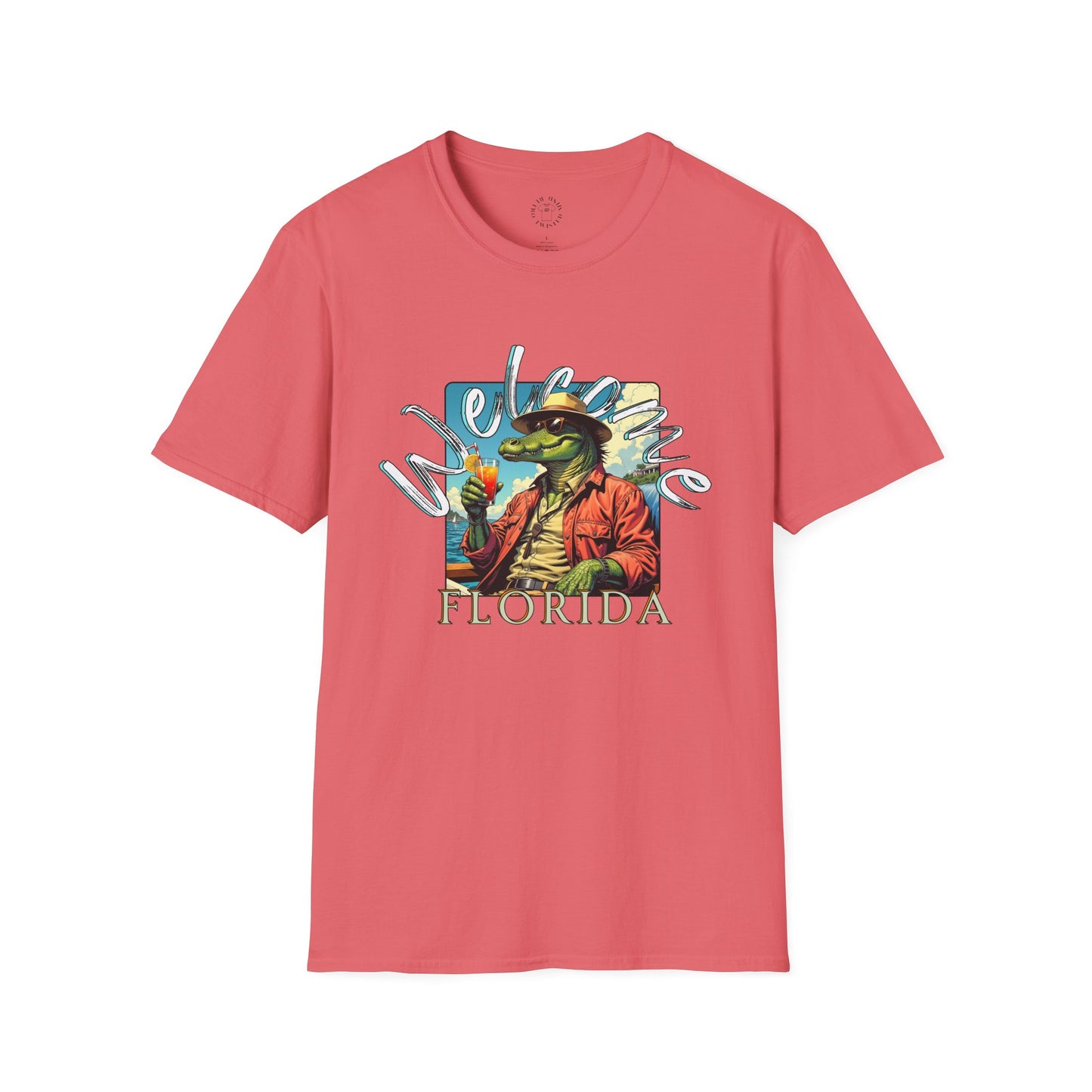 Welcome to Florida Graphic Unisex Softstyle T-Shirt, florida,gator