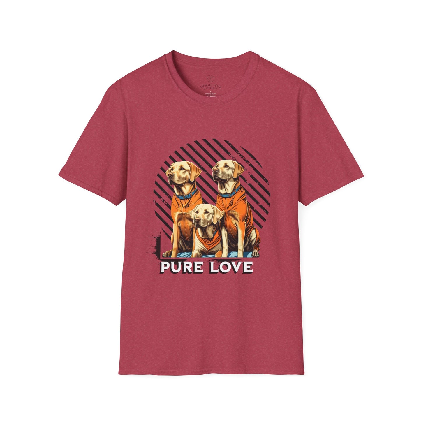 Pure Love Dogs Unisex Softstyle T-Shirt - Perfect Gift for Dog Lovers