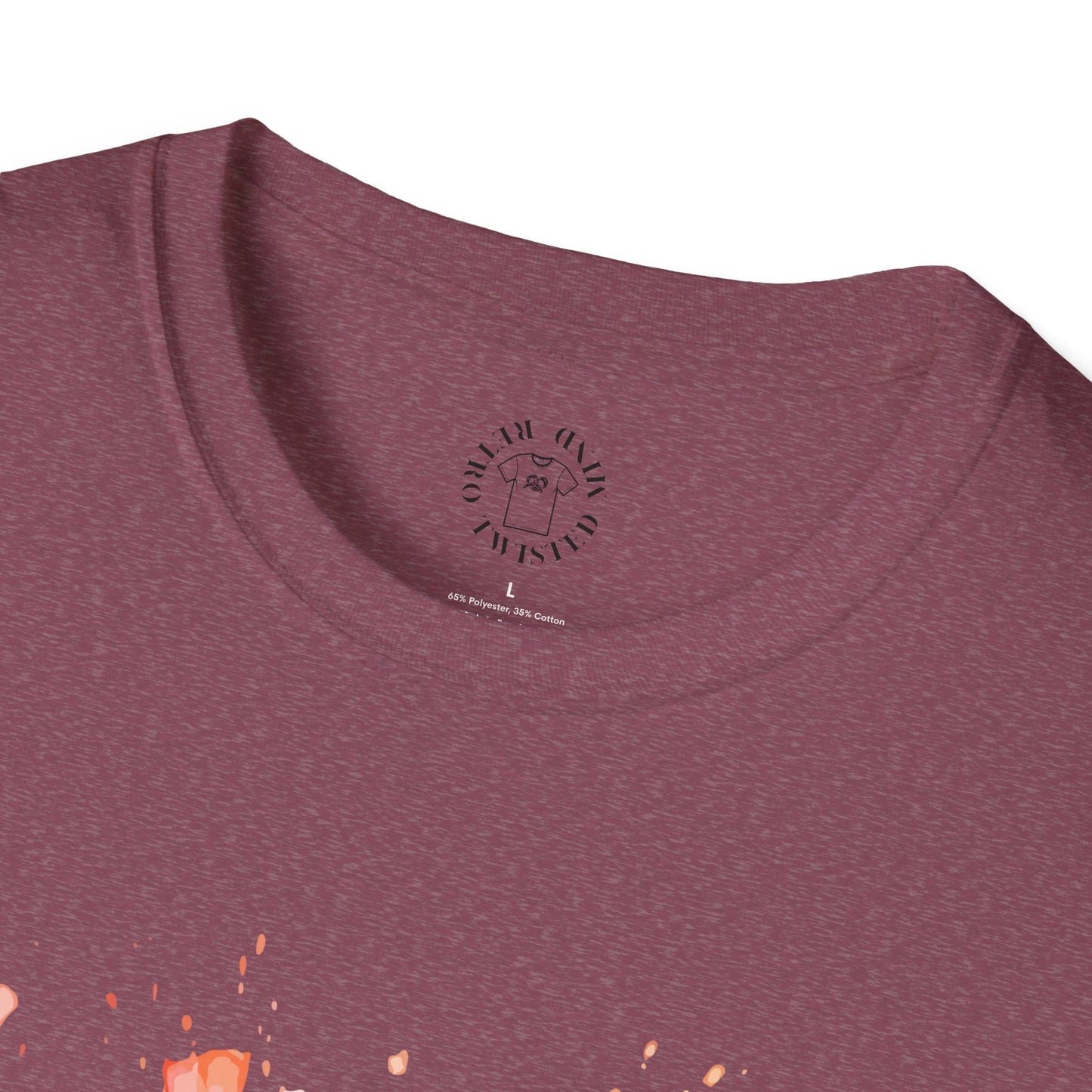 Colorful Artistic T-Shirt with Inspirational Design, Unisex Softstyle Tee, Gift for Art Lovers, Casual Wear, Birthday Gift Idea