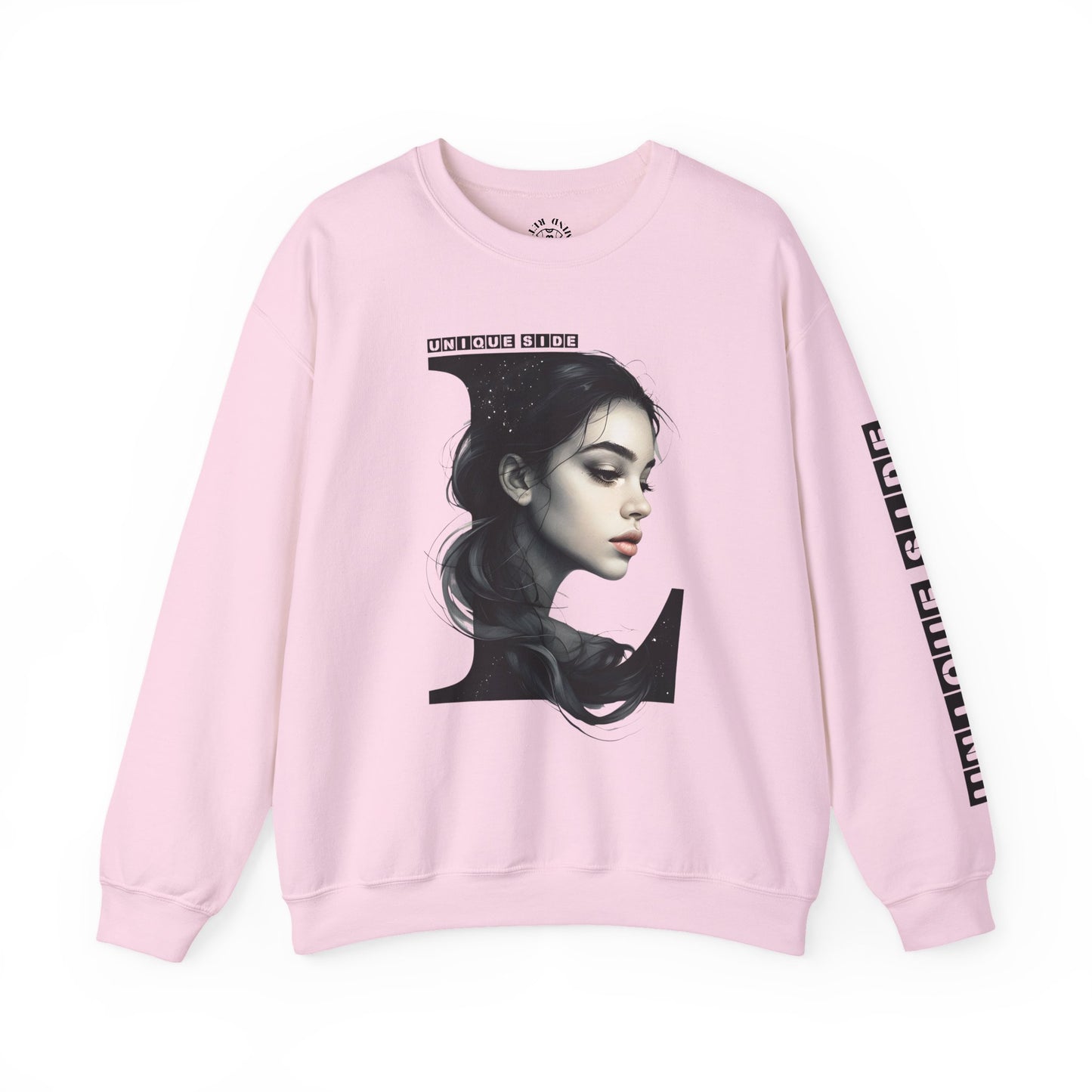 Letter L, Stylish Artistic Sweatshirt, Trendy Crewneck, Graphic Sweater, Cozy Unisex Top, Unique Gift for Art Lovers, Everyday Comfort