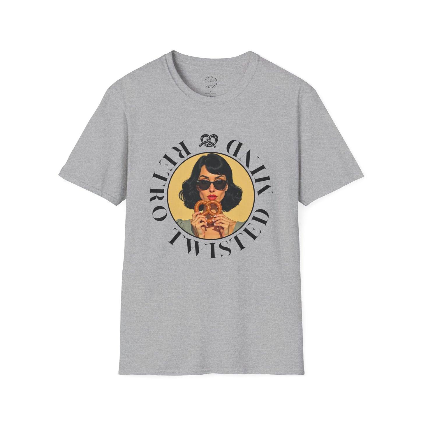 Twisted Mind, Unisex Softstyle T-Shirt - Retro Vibe Graphic Tee, twisted
