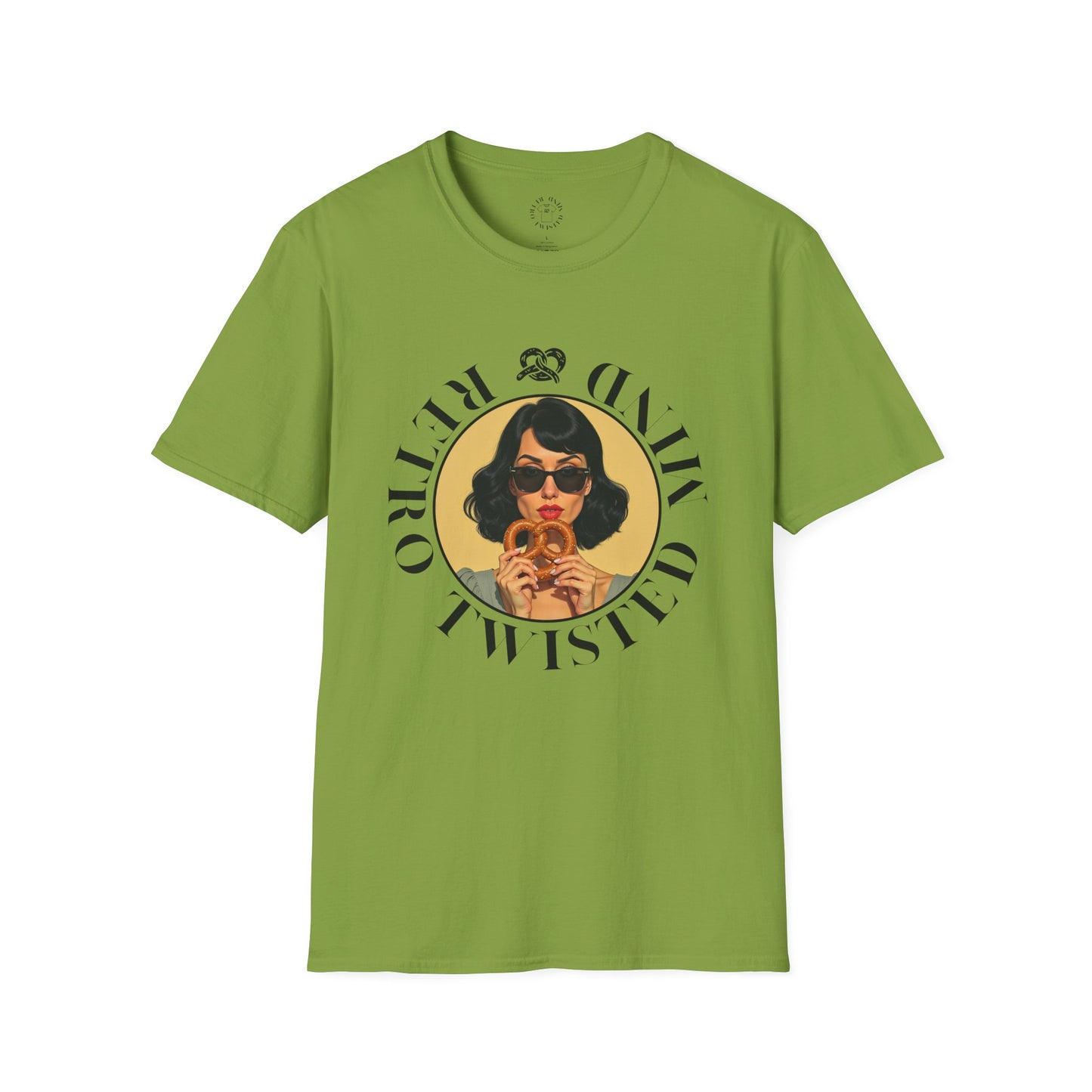 Twisted Mind, Unisex Softstyle T-Shirt - Retro Vibe Graphic Tee, twisted