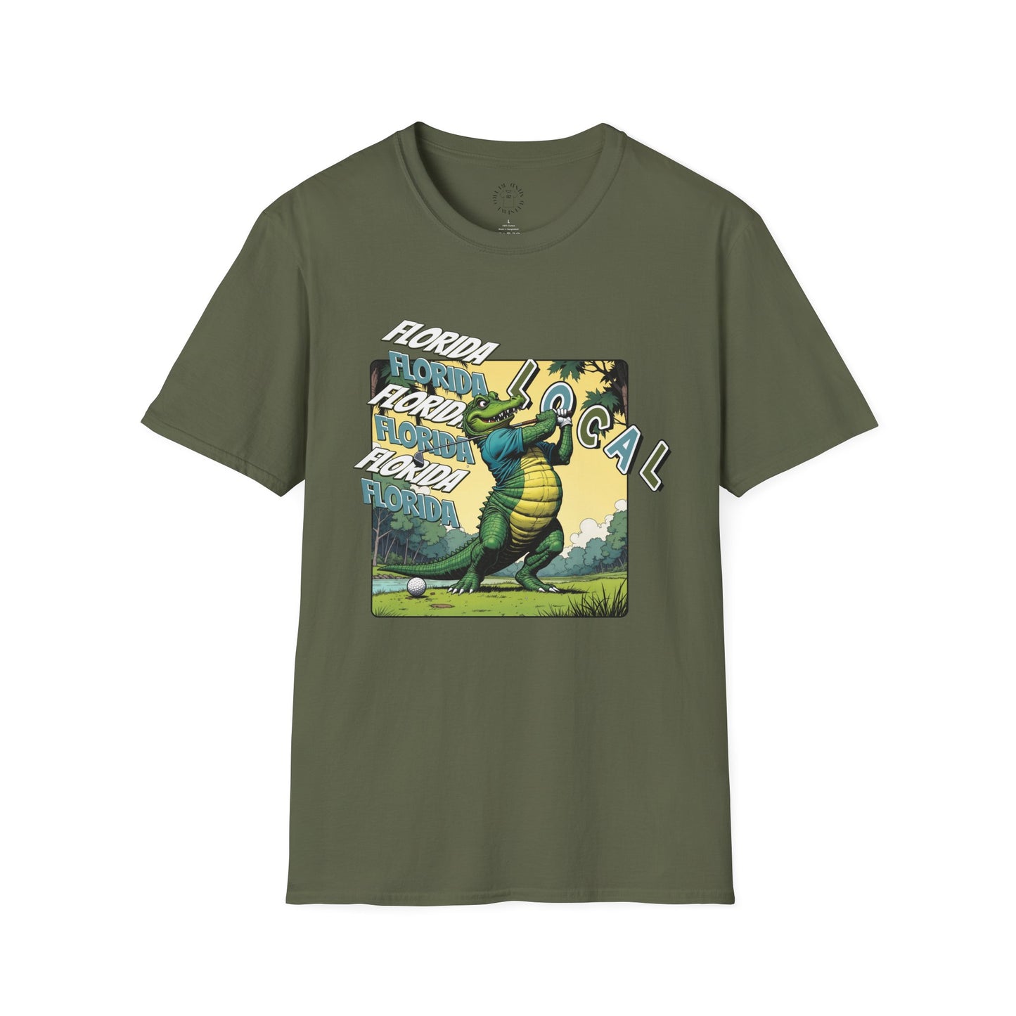 Florida Local Alligator Unisex Softstyle T-Shirt,golf,sport,florida