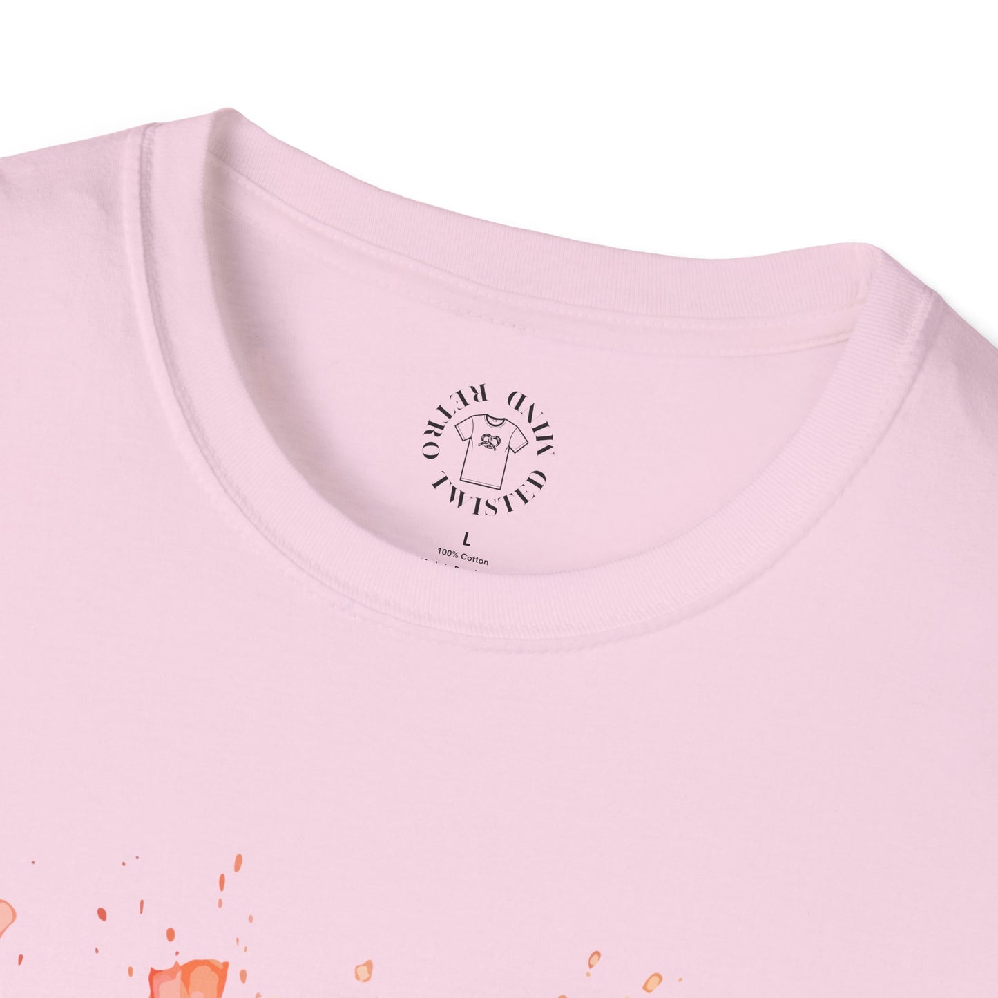 Colorful Artistic T-Shirt with Inspirational Design, Unisex Softstyle Tee, Gift for Art Lovers, Casual Wear, Birthday Gift Idea