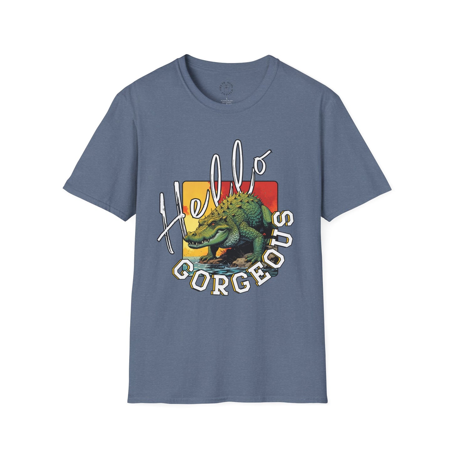 Hello Gorgeous Unisex Softstyle T-Shirt – Fun and Casual Graphic Tee,florida,gator,