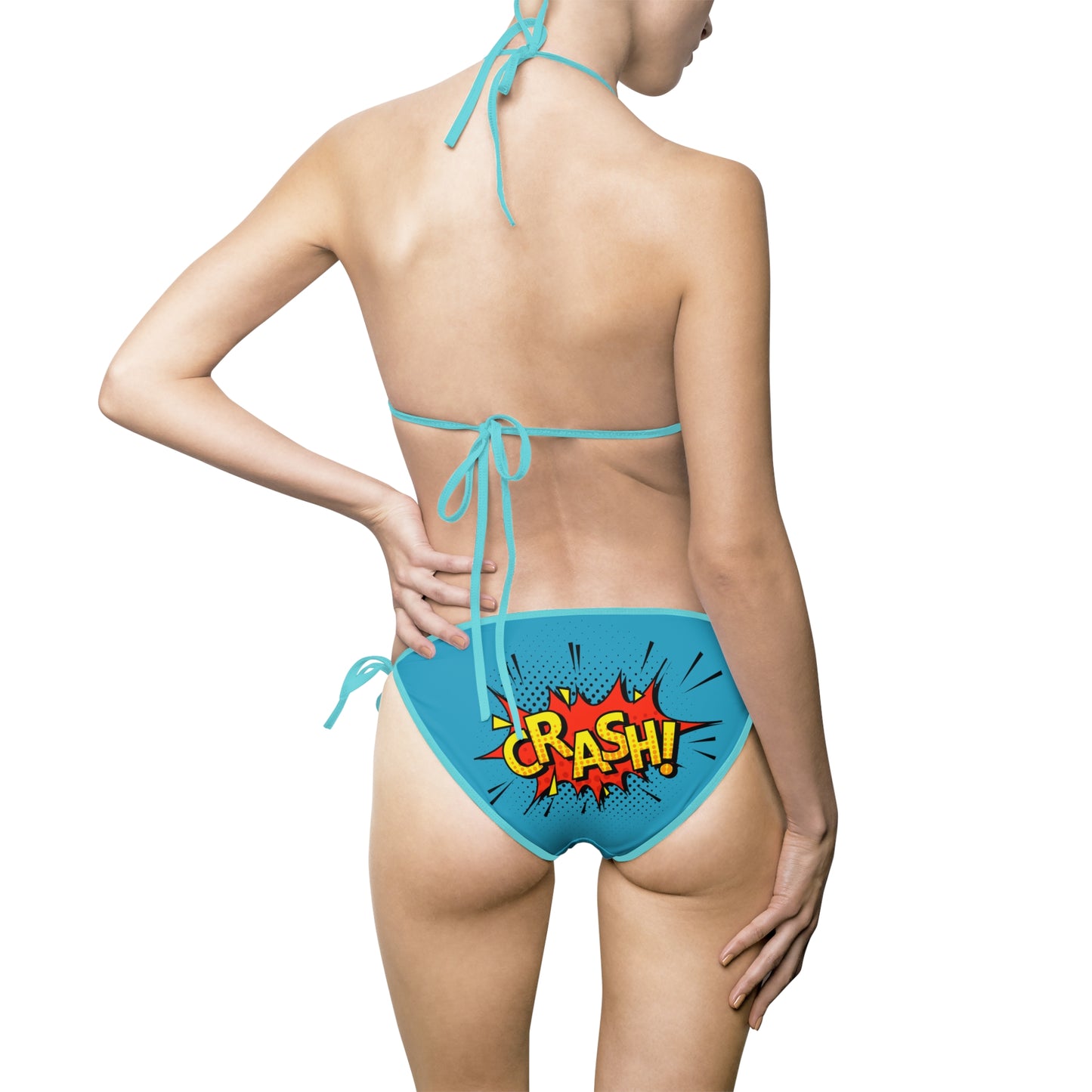 Bee-themed Women's Bikini Swimsuit - Fun Summer Swimwear