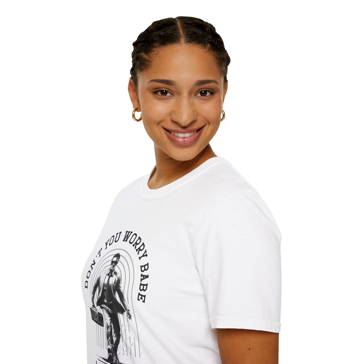 Funny Unisex Softstyle T-Shirt "Don't You Worry Babe, I Will Fix It!"