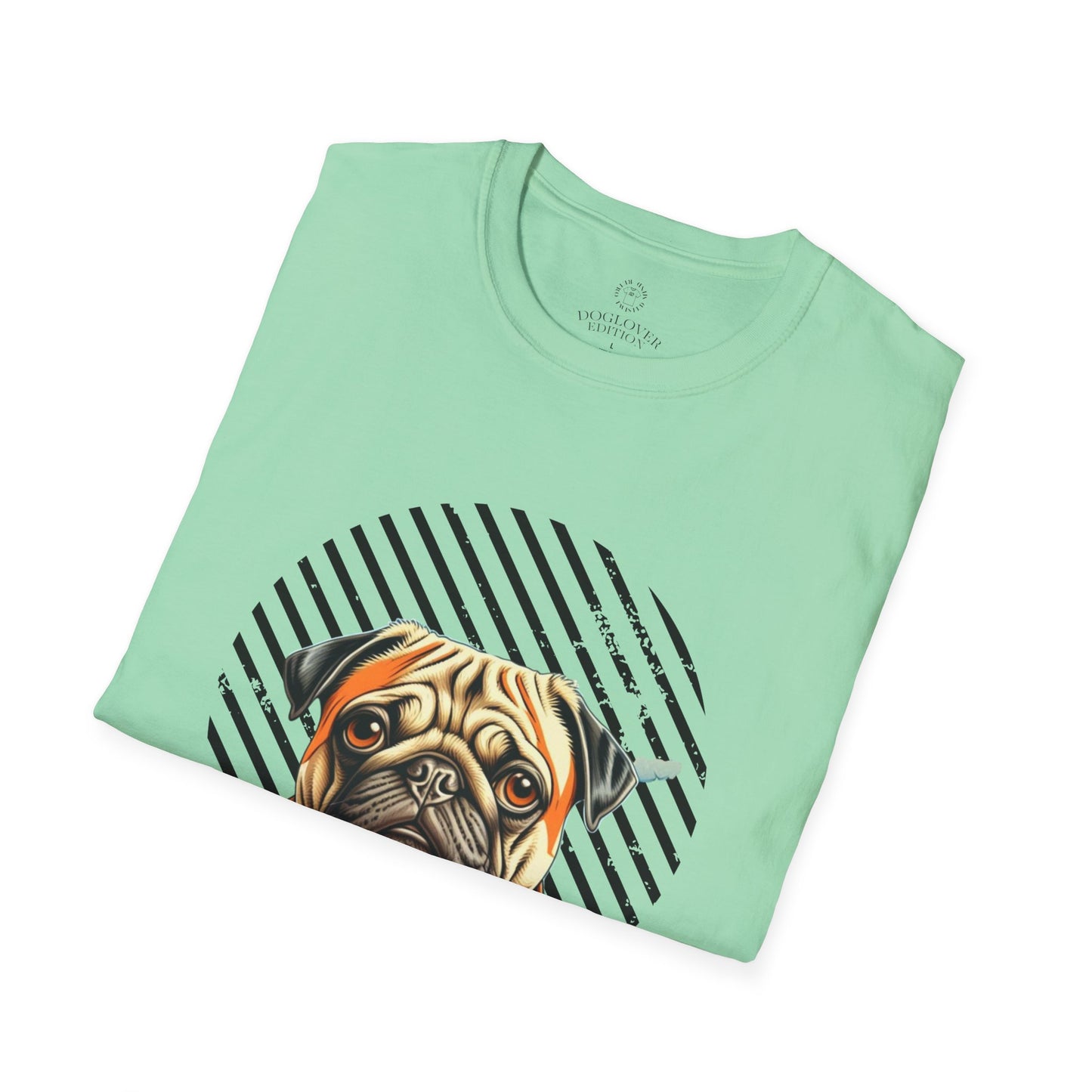 Pure Love Pug T-Shirt - Unisex Softstyle Tee