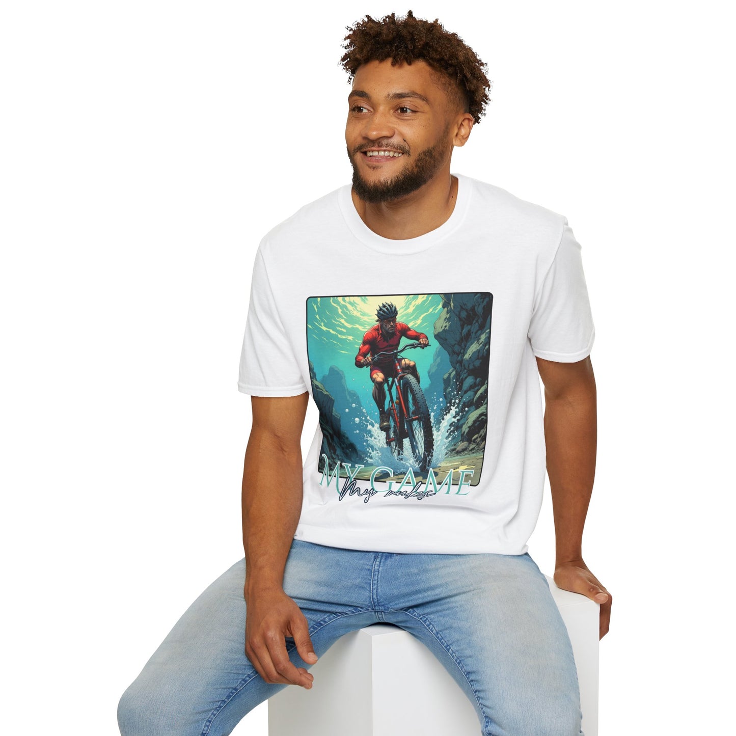 My Game Unisex Softstyle T-Shirt - Perfect for Cyclists and Outdoor Enthusiasts, cycling ,sport
