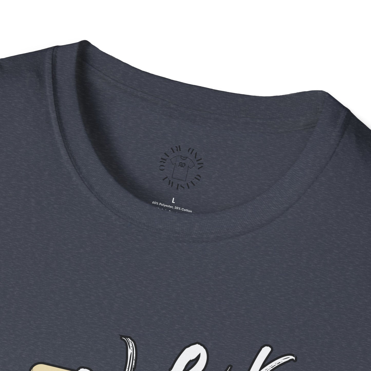 Never Slow Down Motorcycle T-Shirt - Unisex Softstyle Graphic Tee,biker, scull ,twisted