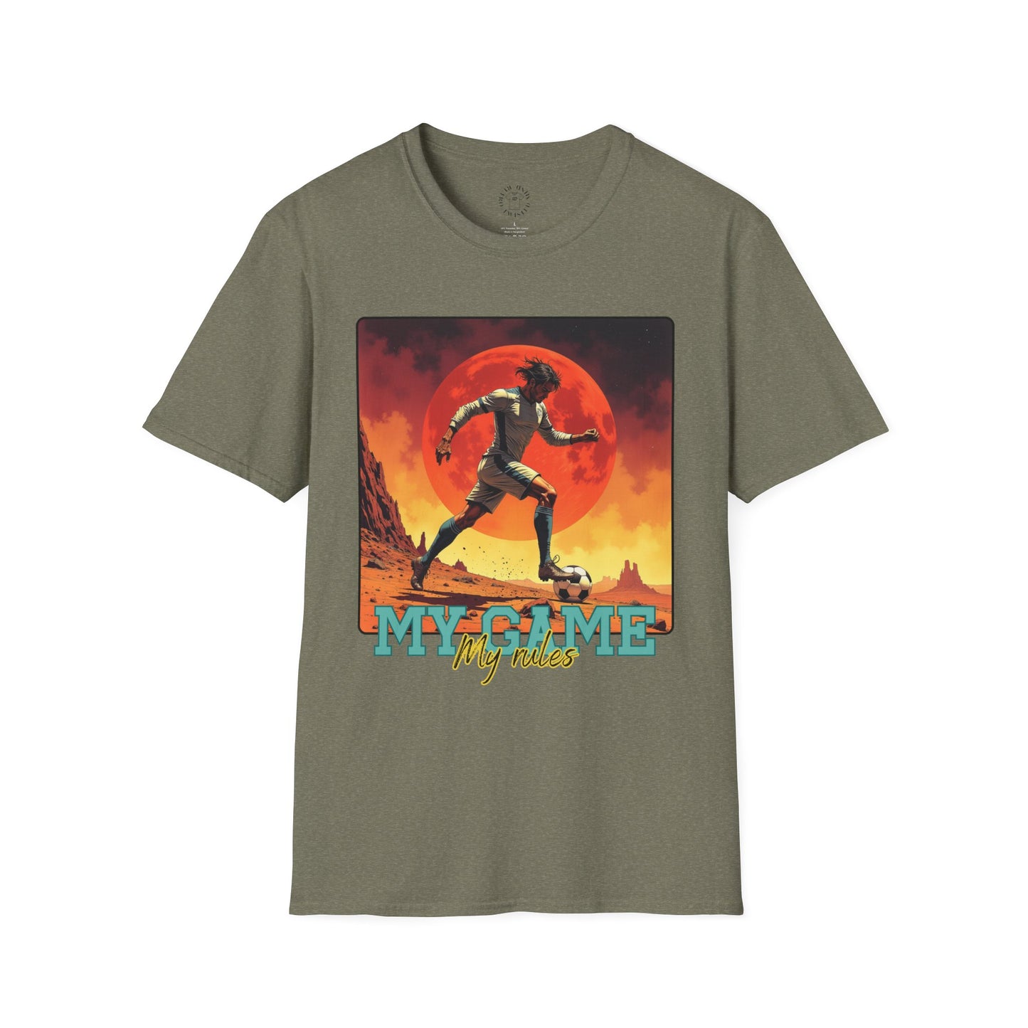 My Game My Rules Unisex Softstyle T-Shirt,soccer ,sport