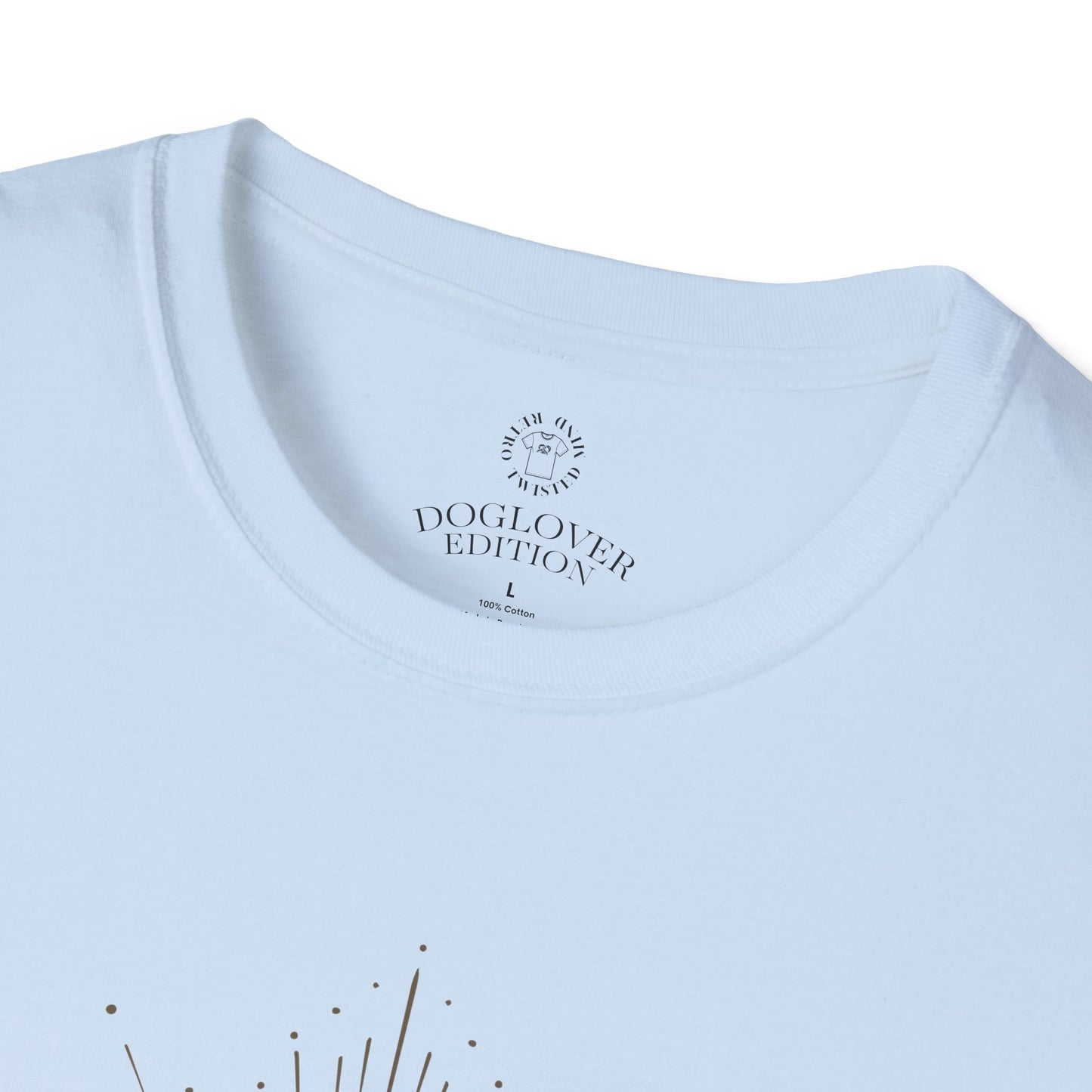 Golden Heart Unisex Softstyle T-Shirt - Perfect Gift for Dog Lovers