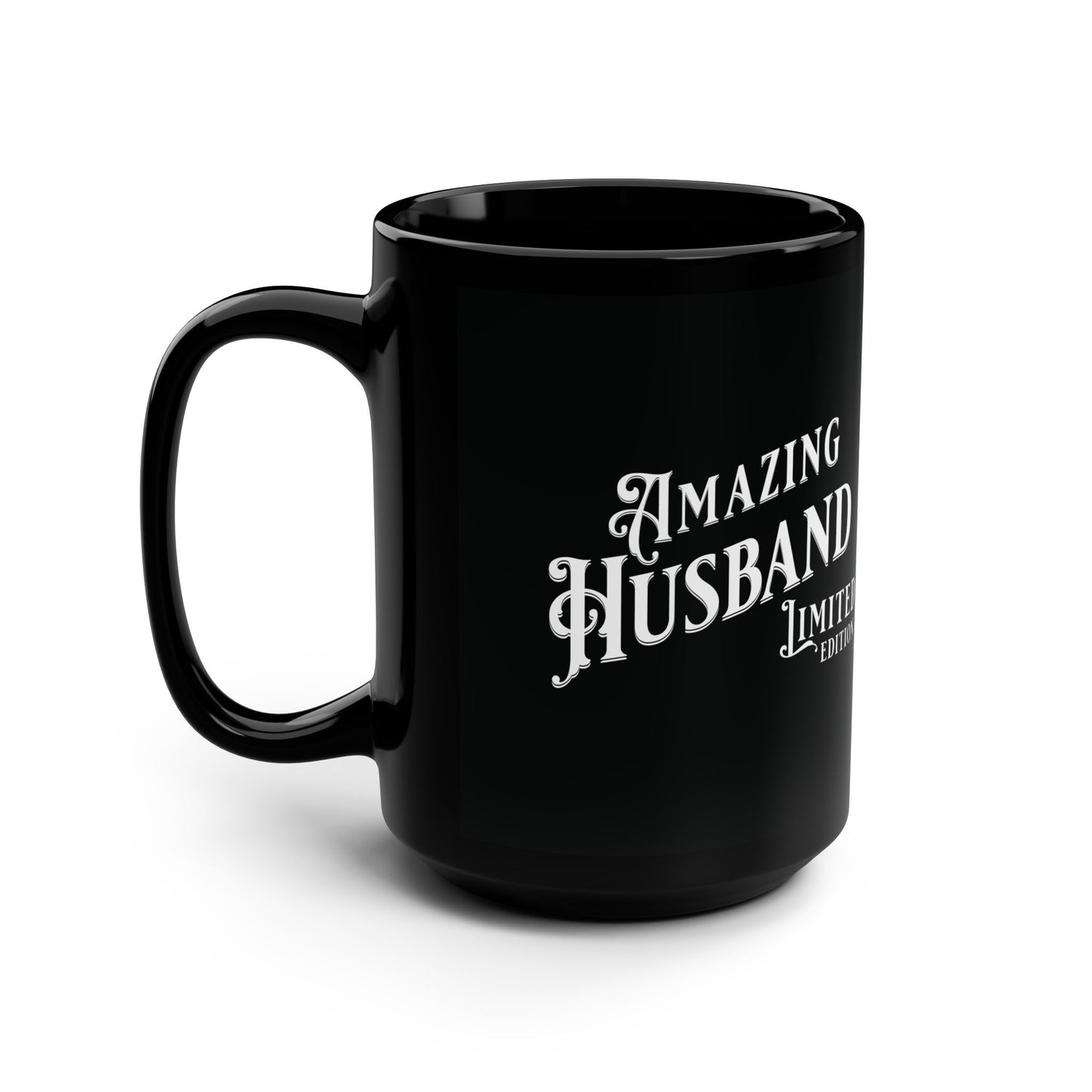 Amazing Husband, , Valentine's day gift for him .Black Mug