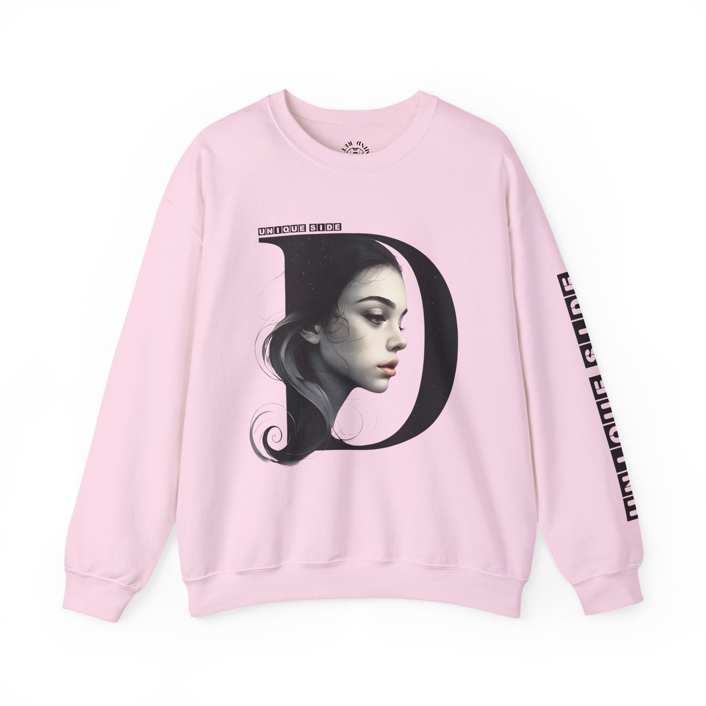 Letter D,Stylish Artistic Sweatshirt, Trendy Crewneck, Graphic Sweater, Cozy Unisex Top, Unique Gift for Art Lovers, Everyday Comfort