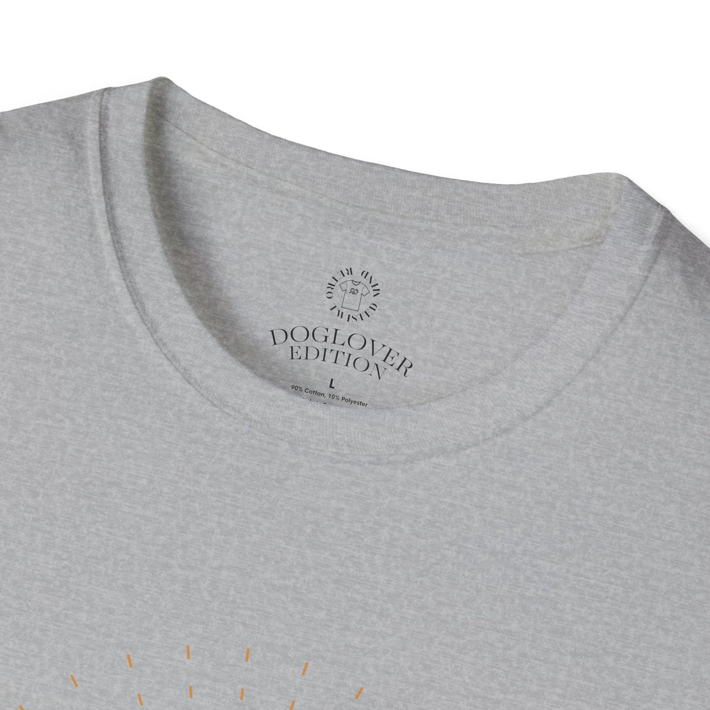 Golden Heart Bulldog Unisex Softstyle T-Shirt