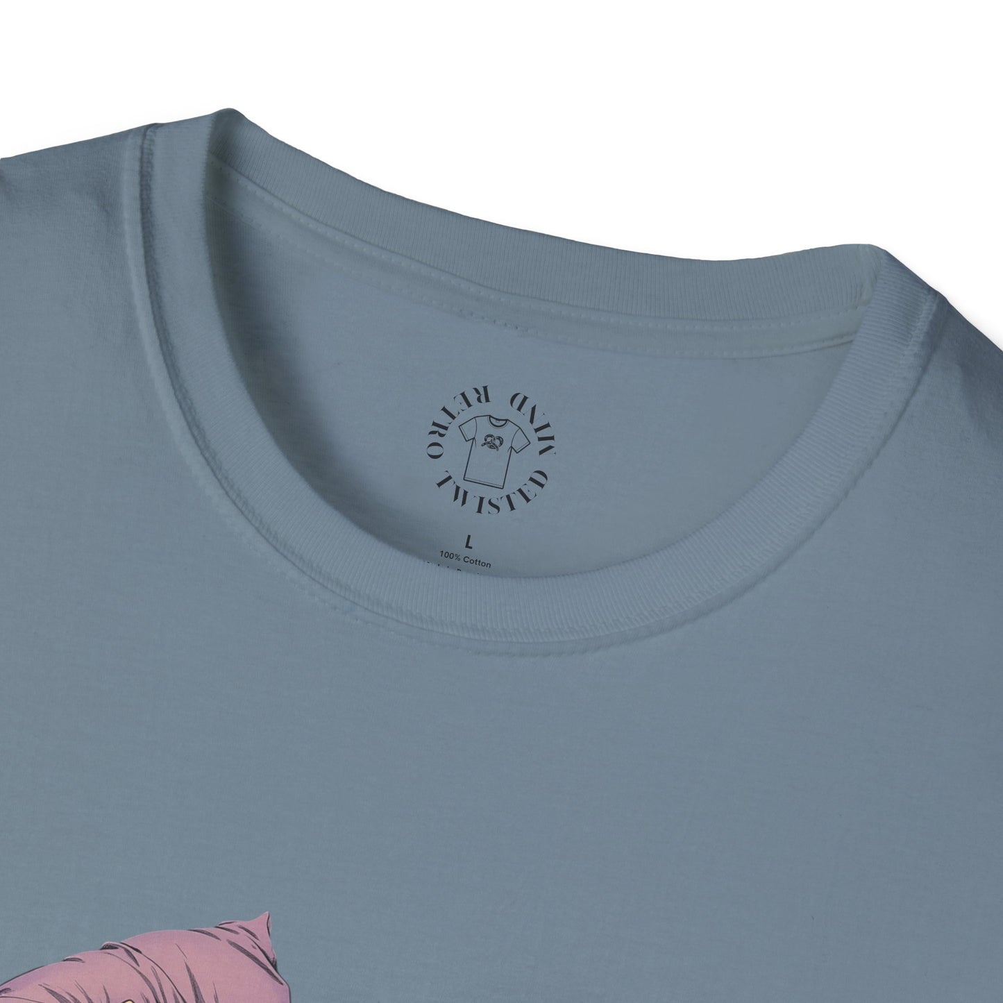 Follow your dream,Go Back to Bed Unisex Softstyle T-Shirt - Sleepy Vibe Tee,