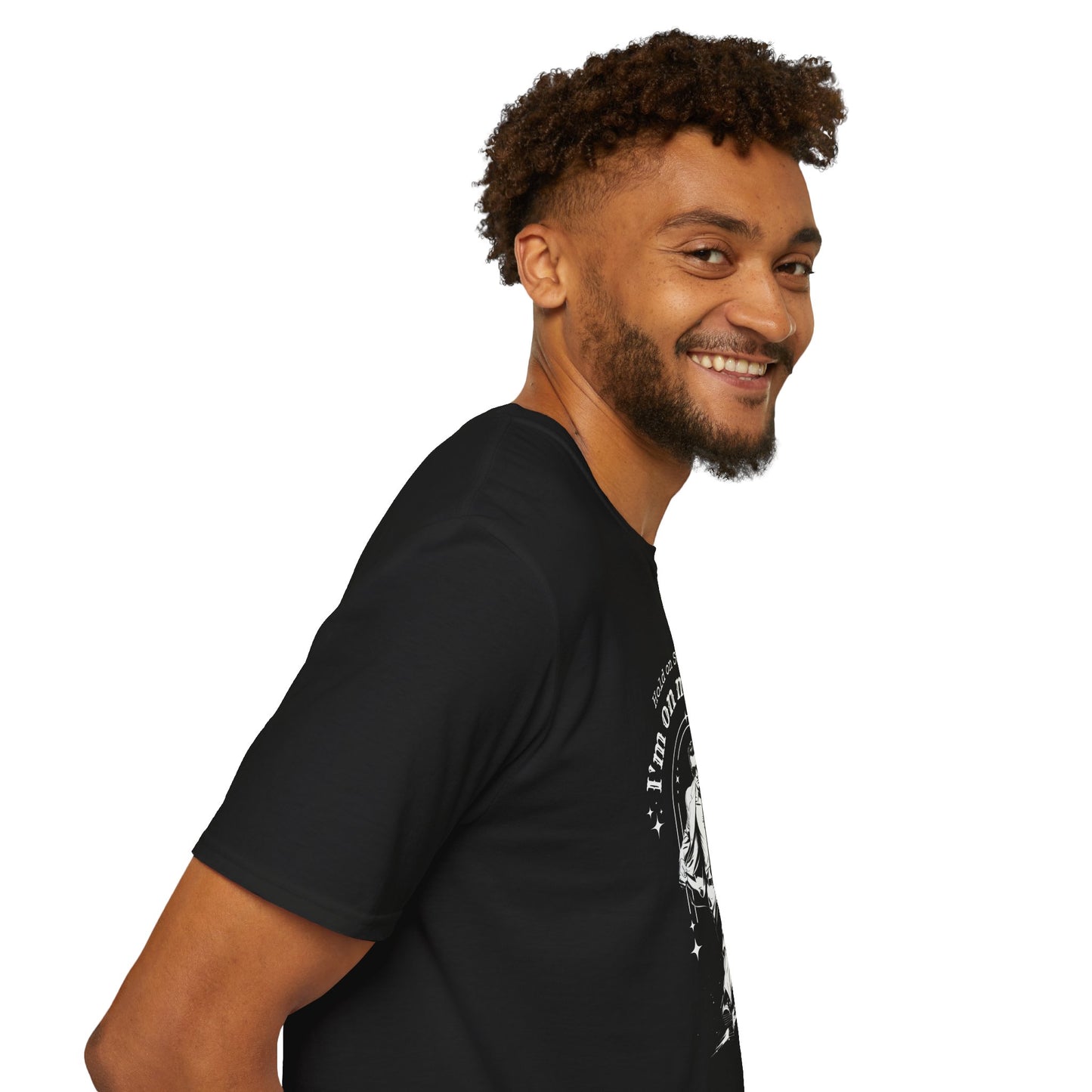 Unisex Softstyle T-Shirt – Retro 'I'm on my Way' Graphic Tee,