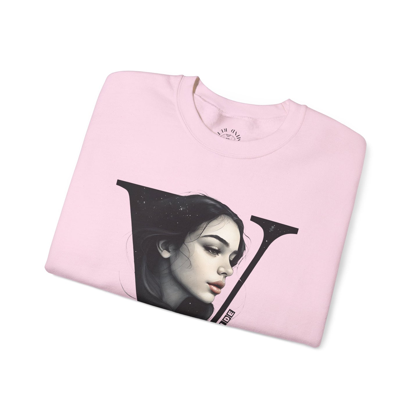 Letter V, Stylish Artistic Sweatshirt, Trendy Crewneck, Graphic Sweater, Cozy Unisex Top, Unique Gift for Art Lovers, Everyday Comfort