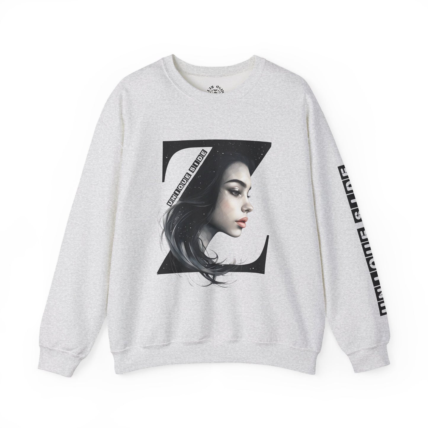Letter Z, Stylish Artistic Sweatshirt, Trendy Crewneck, Graphic Sweater, Cozy Unisex Top, Unique Gift for Art Lovers, Everyday Comfort
