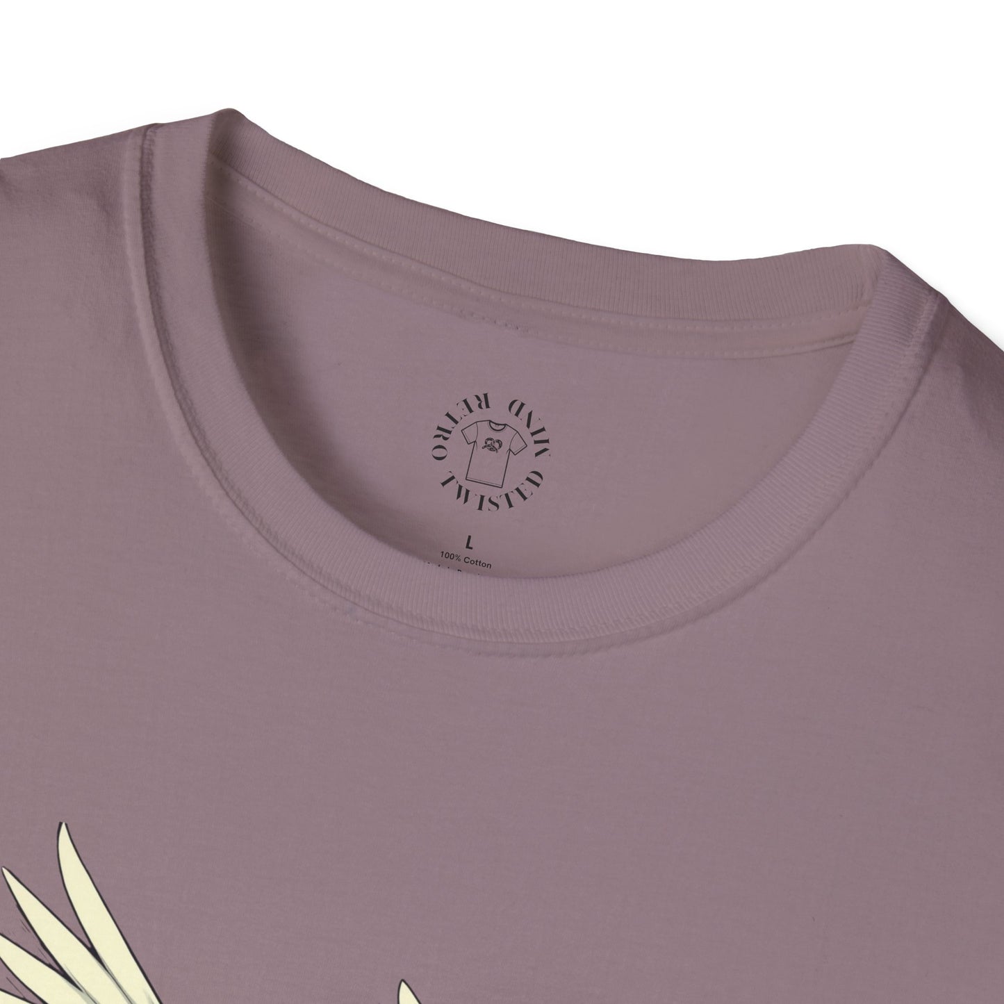 Hopeful Wings Unisex Softstyle T-Shirt - Inspirational Graphic Tee,dove,twisted