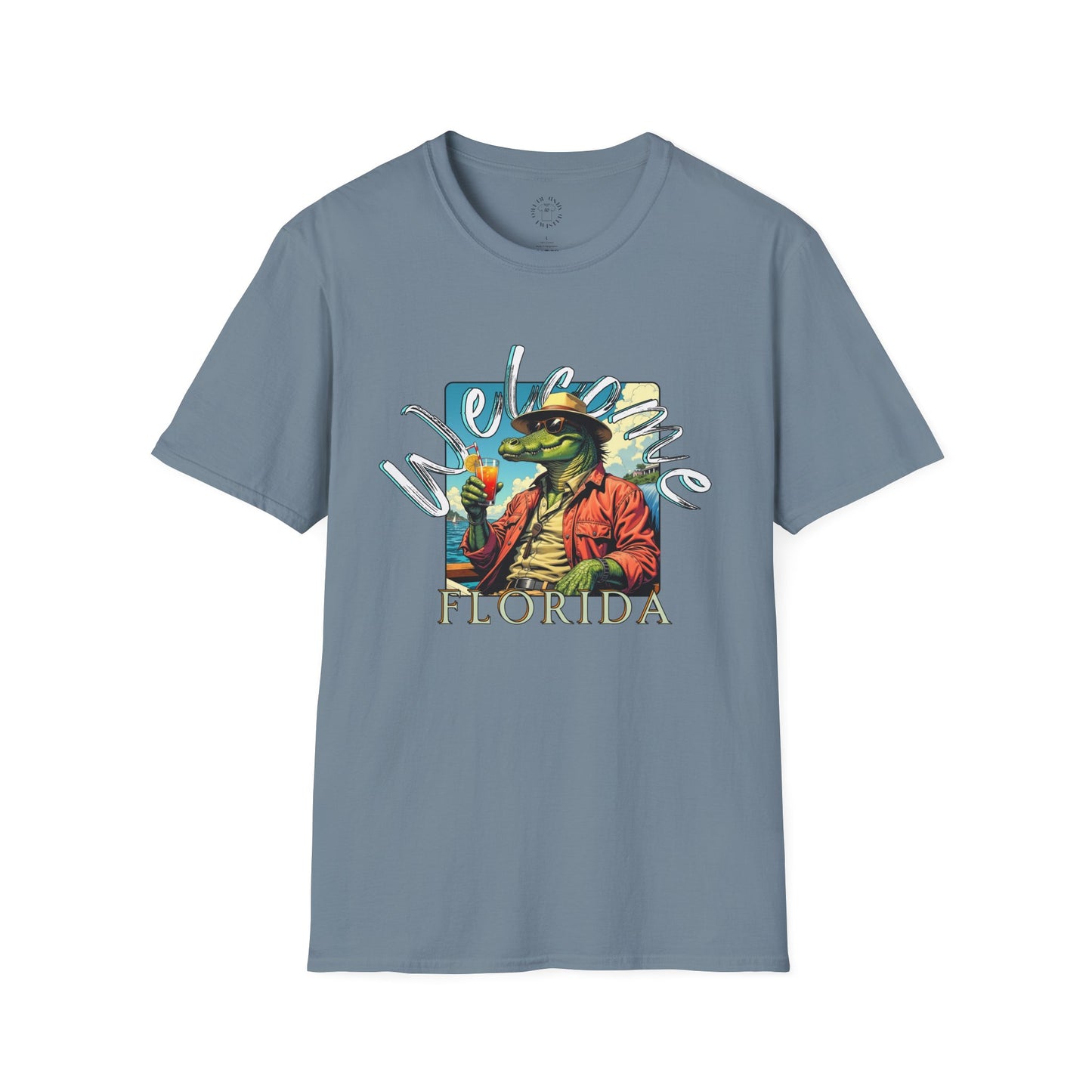 Welcome to Florida Graphic Unisex Softstyle T-Shirt, florida,gator
