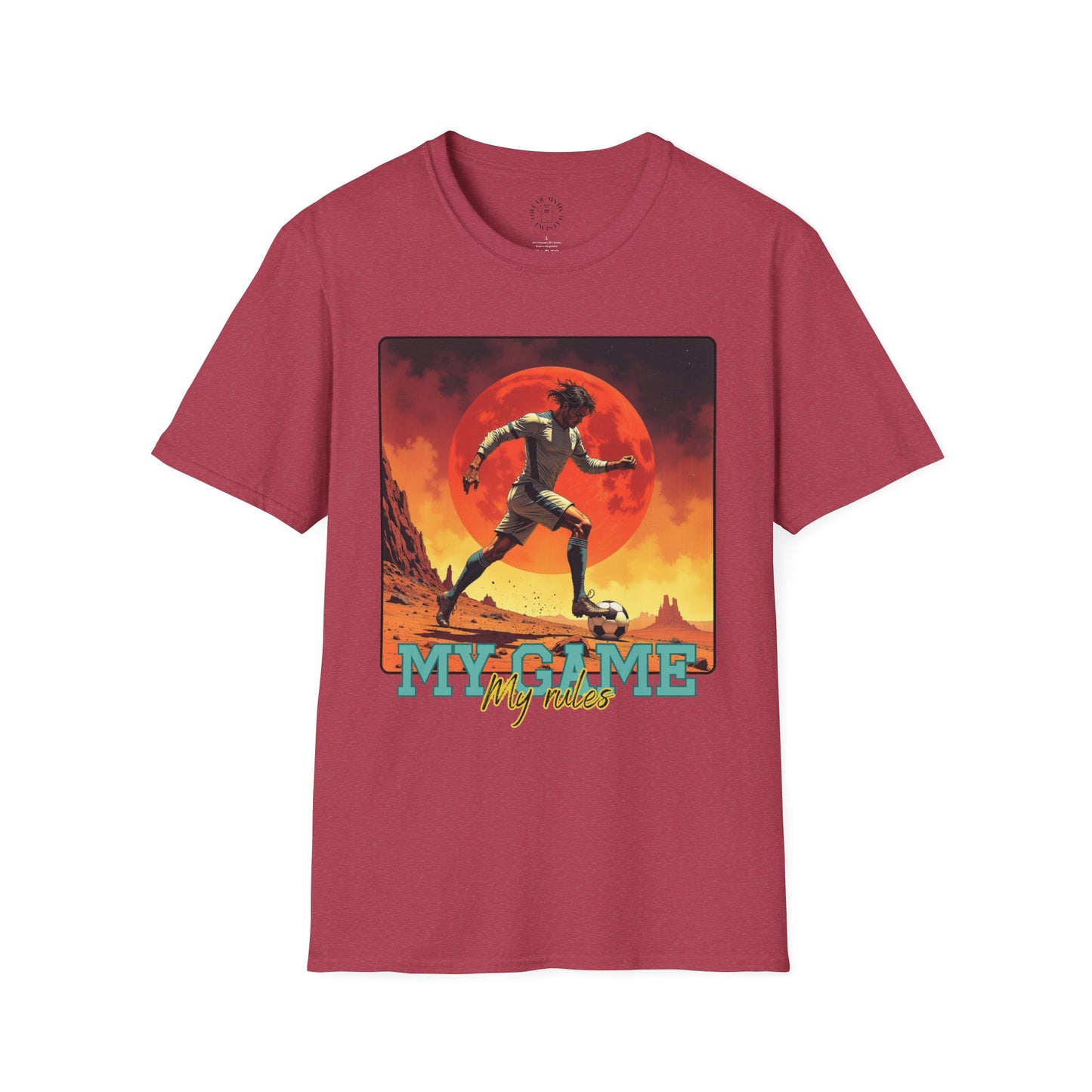 My Game My Rules Unisex Softstyle T-Shirt,soccer ,sport