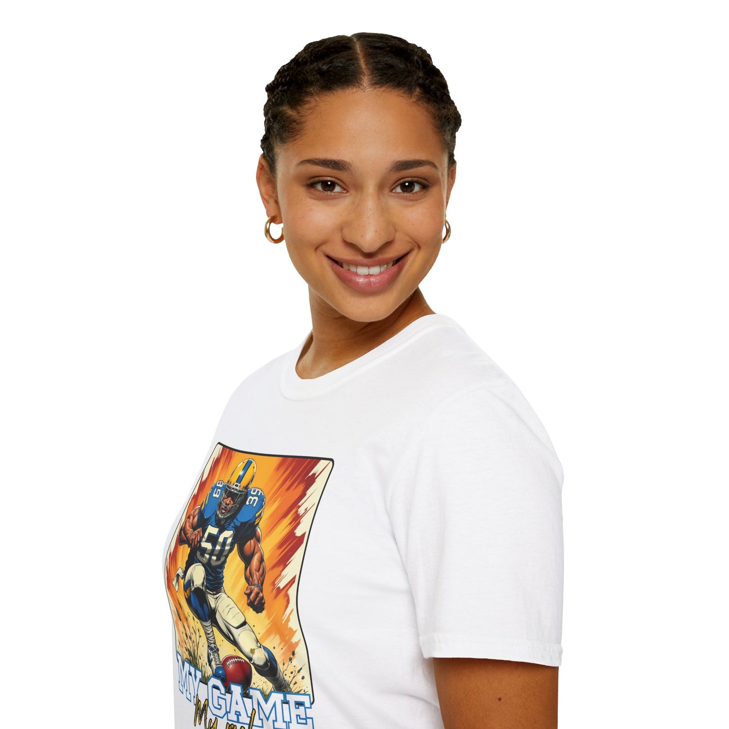 My Game My Rules Unisex Softstyle T-Shirt - Perfect for Sports Fans.sport