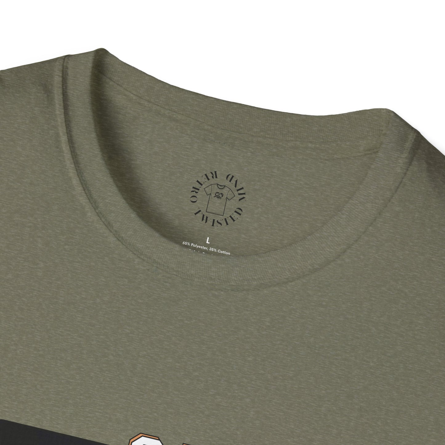 Vintage-Inspired Unisex Softstyle T-Shirt - 'On My Way to Better Life'woman driving,twisted