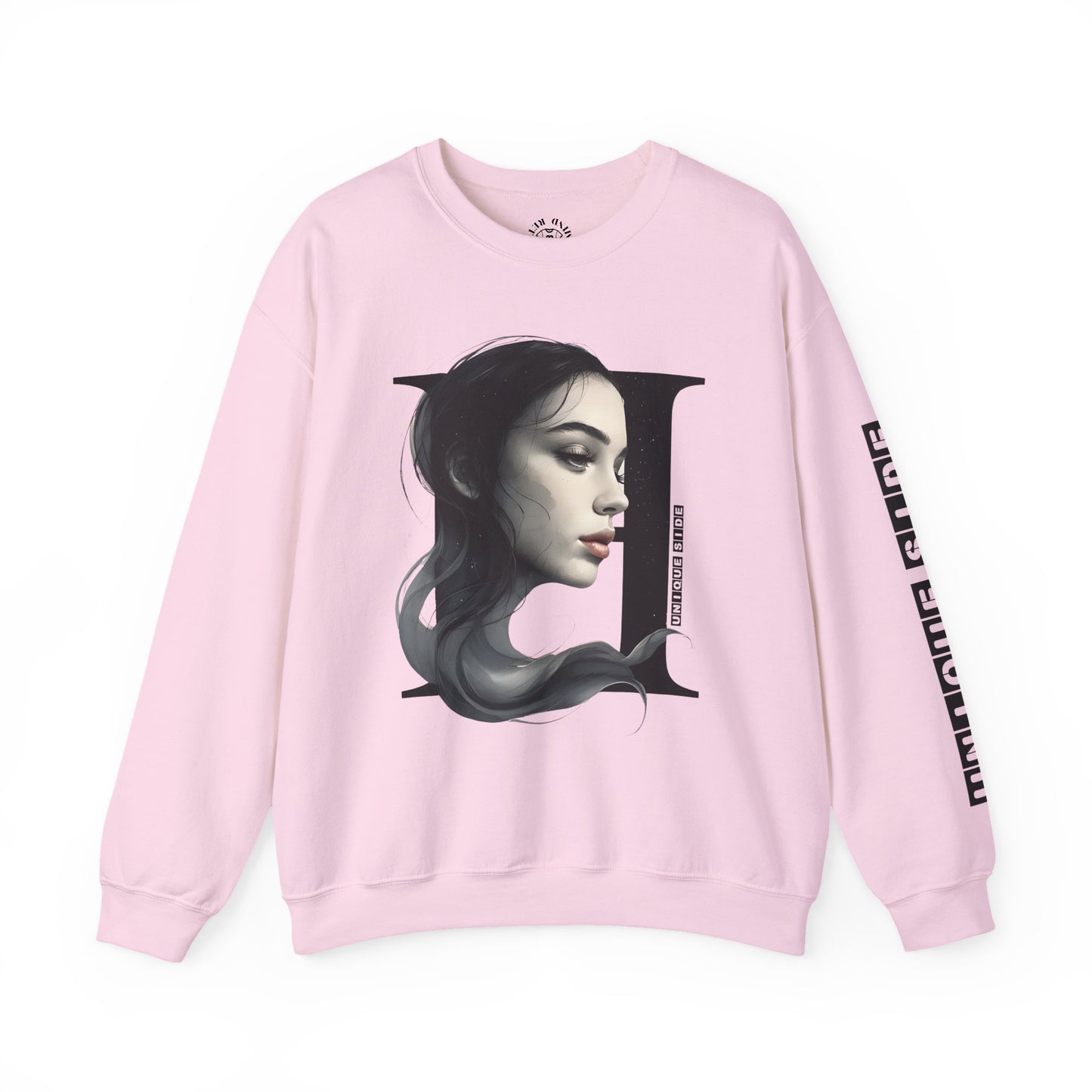 Letter H, Stylish Artistic Sweatshirt, Trendy Crewneck, Graphic Sweater, Cozy Unisex Top, Unique Gift for Art Lovers, Everyday Comfort