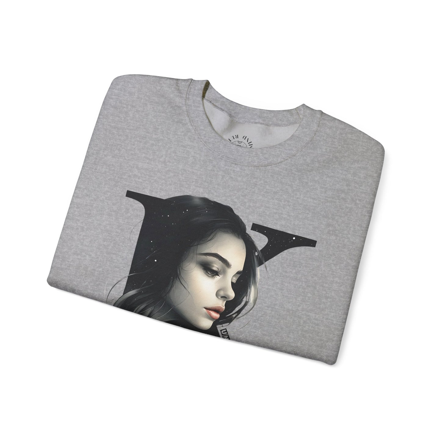 Letter K, Stylish Artistic Sweatshirt, Trendy Crewneck, Graphic Sweater, Cozy Unisex Top, Unique Gift for Art Lovers, Everyday Comfort