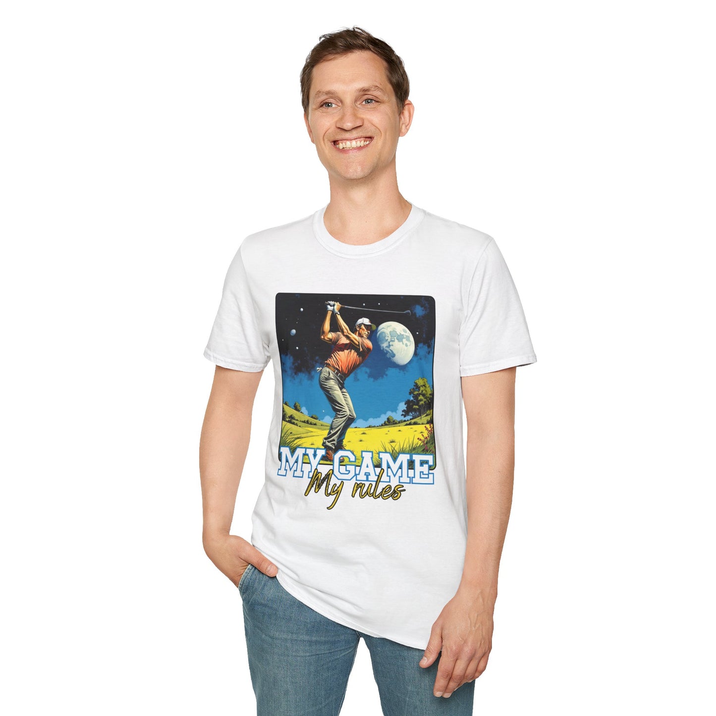 My Game My Rules,Unisex Softstyle T-Shirt,sport