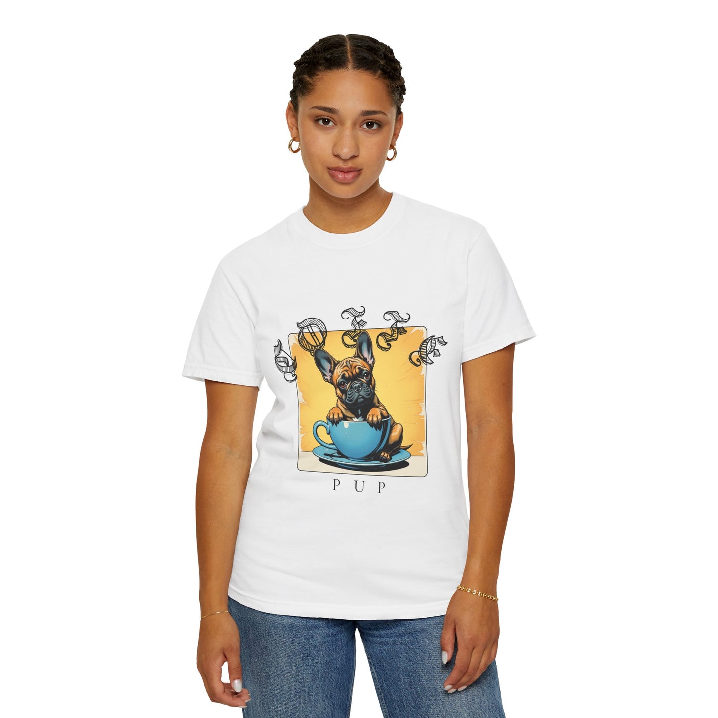 Playful Pup Unisex Garment-Dyed T-Shirt