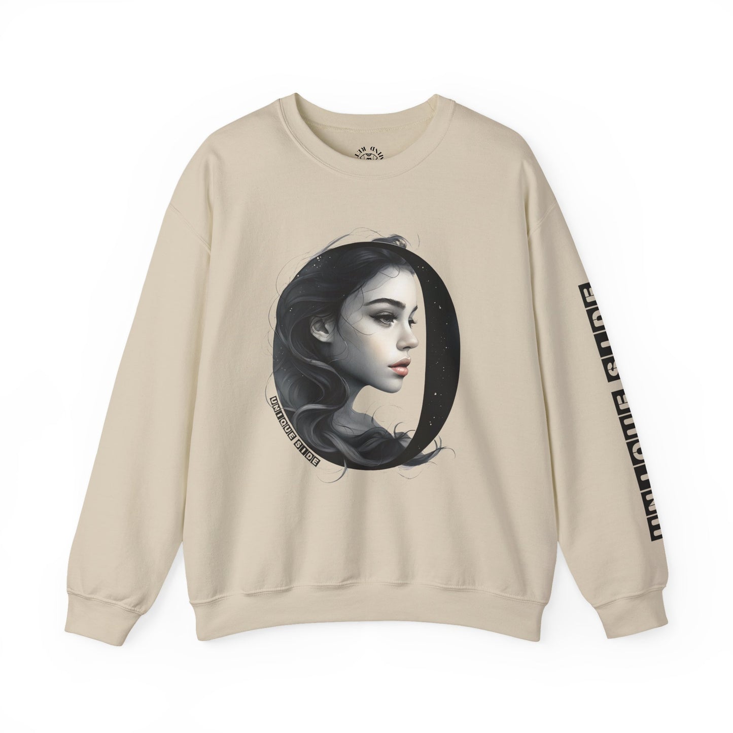 Letter O, Stylish Artistic Sweatshirt, Trendy Crewneck, Graphic Sweater, Cozy Unisex Top, Unique Gift for Art Lovers, Everyday Comfort