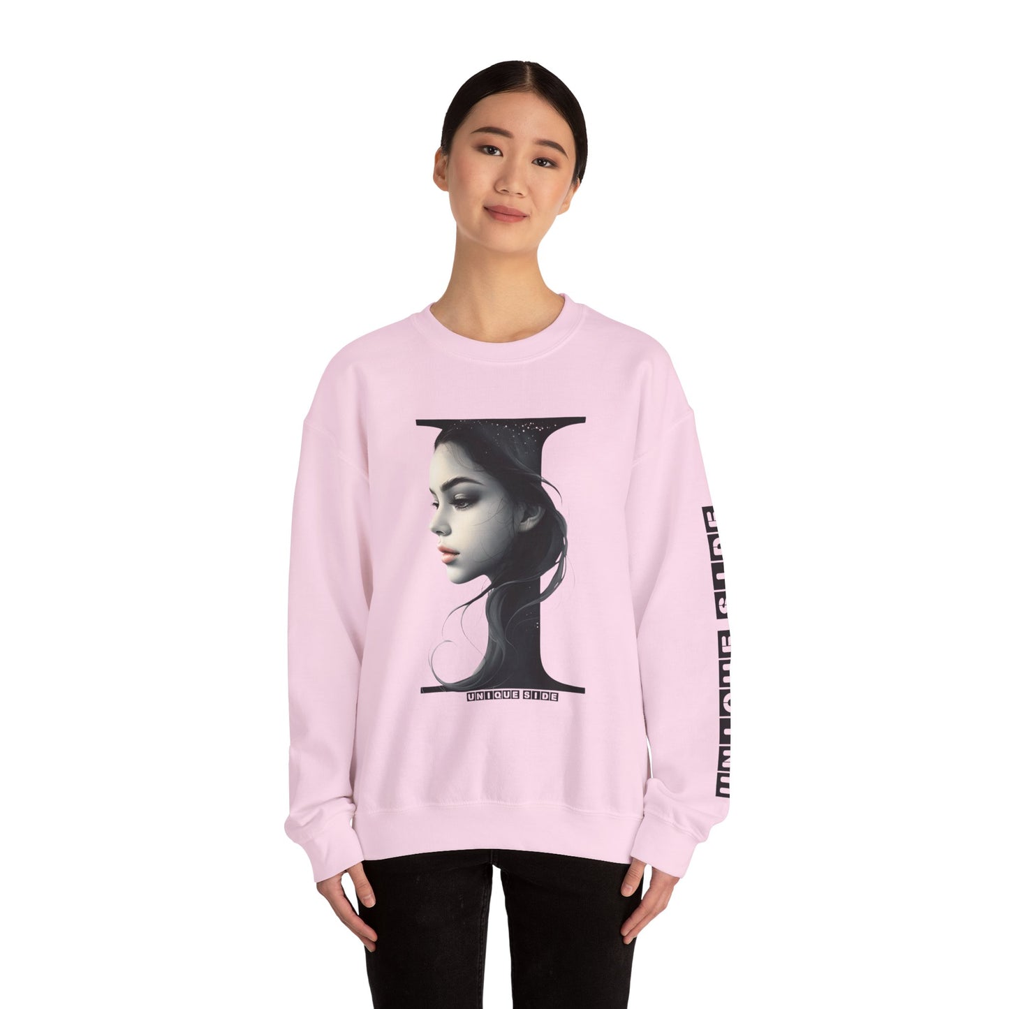 Letter I, Stylish Artistic Sweatshirt, Trendy Crewneck, Graphic Sweater, Cozy Unisex Top, Unique Gift for Art Lovers, Everyday Comfort