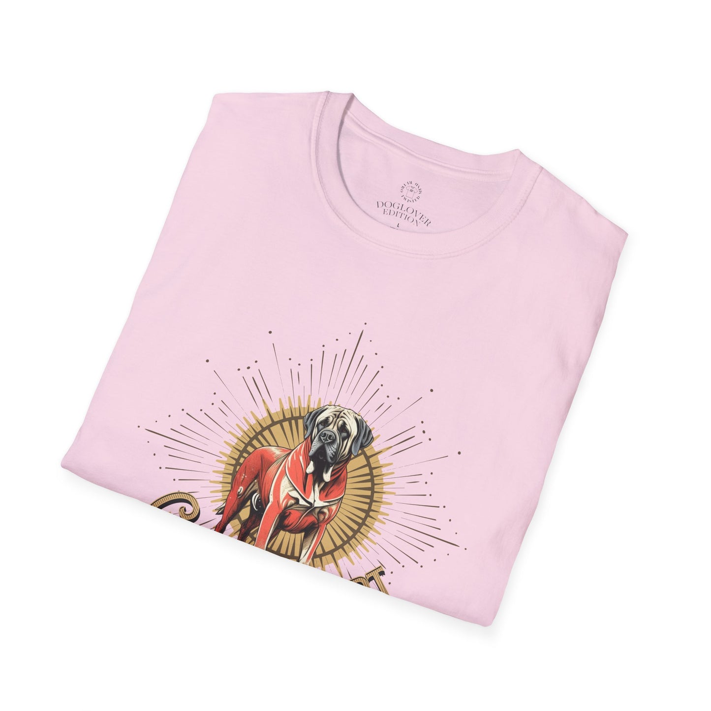 Golden Heart Unisex Softstyle T-Shirt - Perfect Gift for Dog Lovers