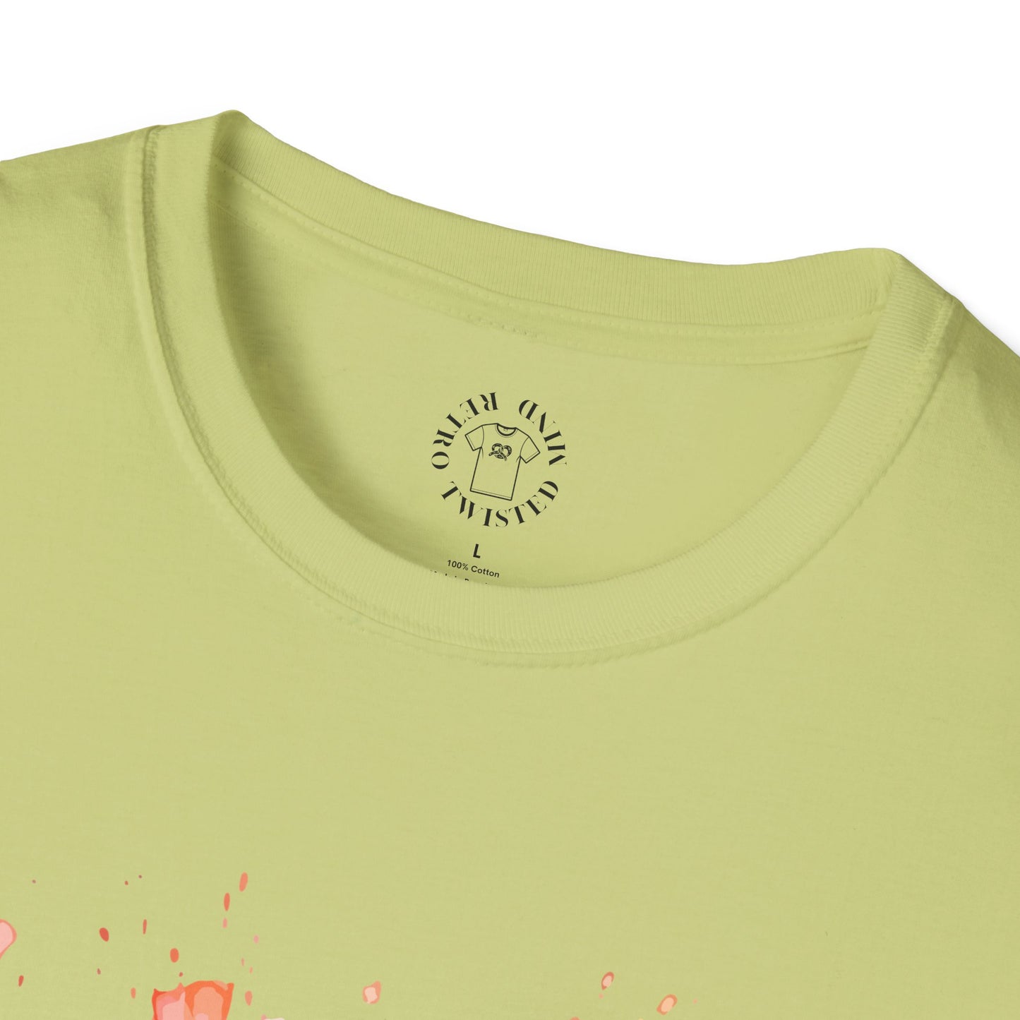 Colorful Artistic T-Shirt with Inspirational Design, Unisex Softstyle Tee, Gift for Art Lovers, Casual Wear, Birthday Gift Idea